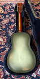 National NRP Steel Resonator Guitar w/Case - Green
