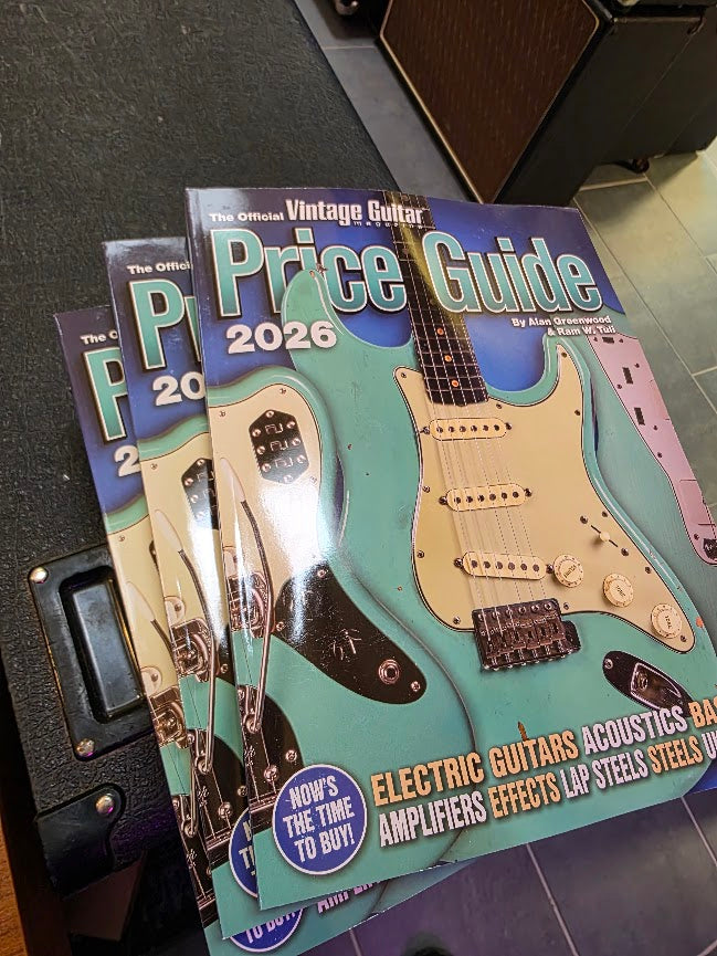 Vintage Guitar Price Guide 2026 – Tonefest Guitar Gallery
