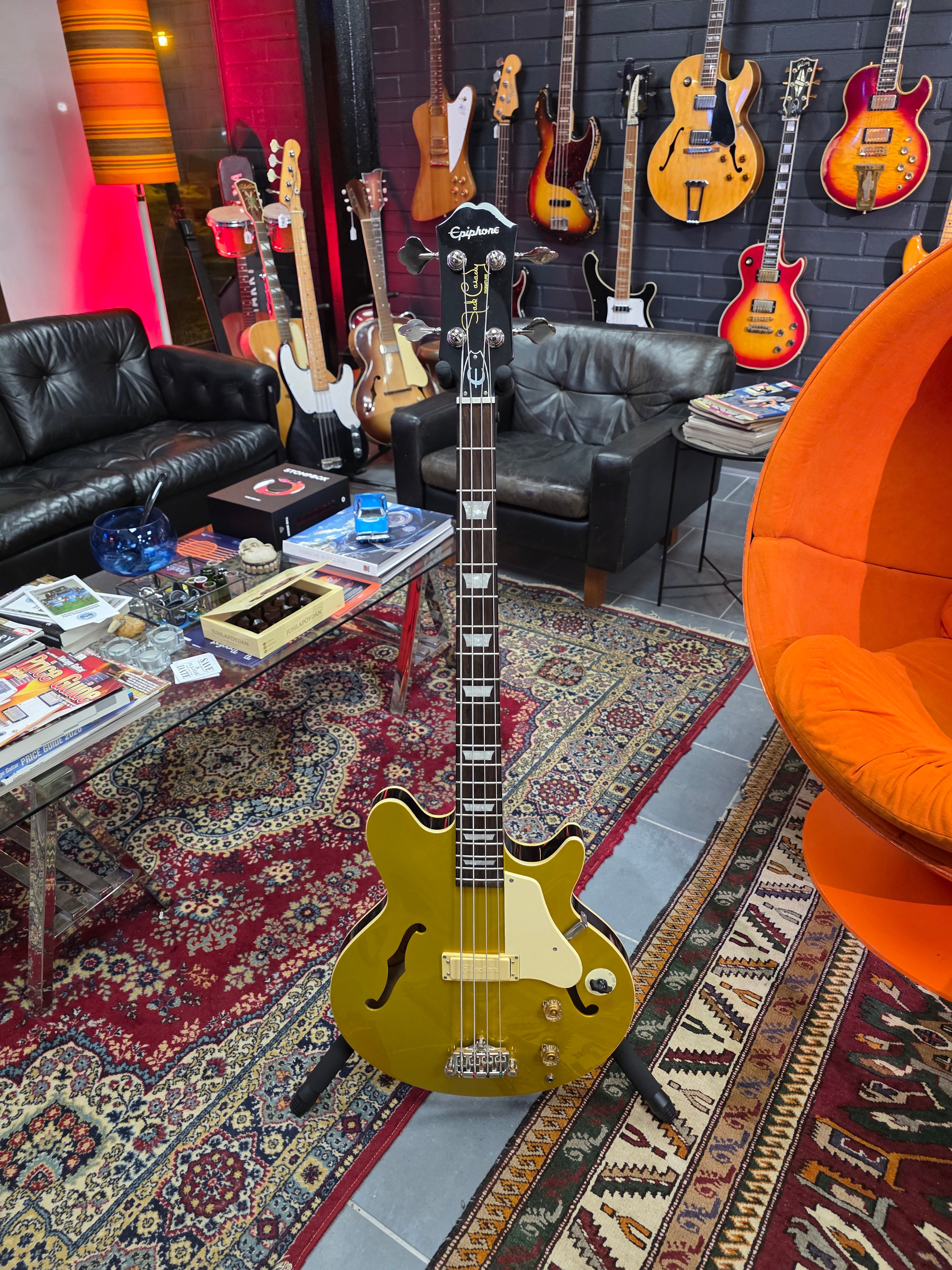Epiphone Jack Casady Gold Top – Tonefest Guitar Gallery