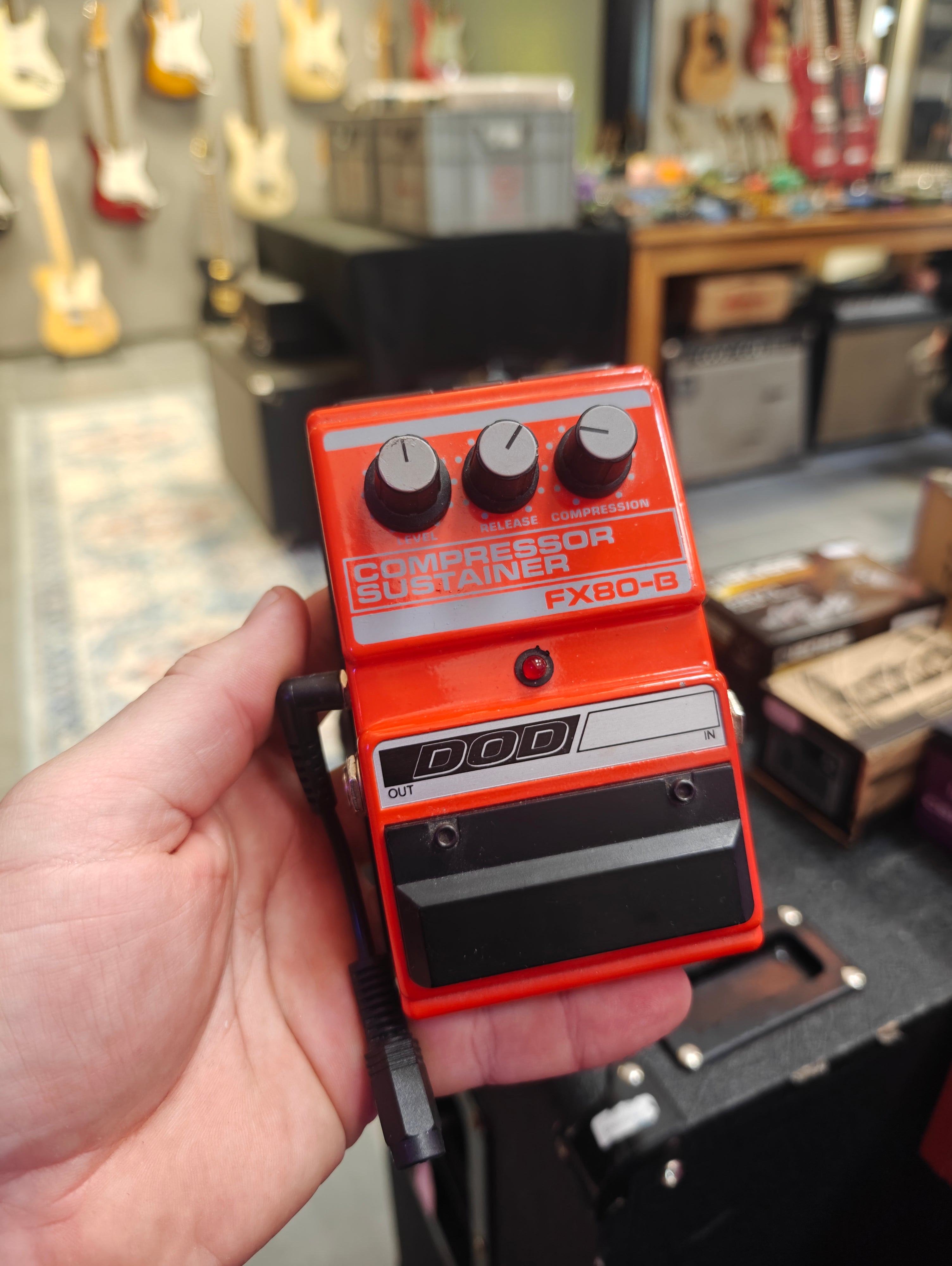 ギター DOD FX-20B Phaser FX80-B Compressor John Frusciante's DOD FX80B/FX55 – Ground Guitar