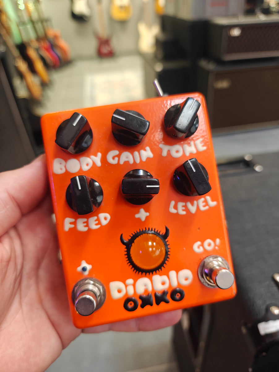 ギター Okko Diablo Gain+ ☆ペダル検証 第1段 OKKO Diablo GAIN＋編 : ジナパパ一家の何てこと