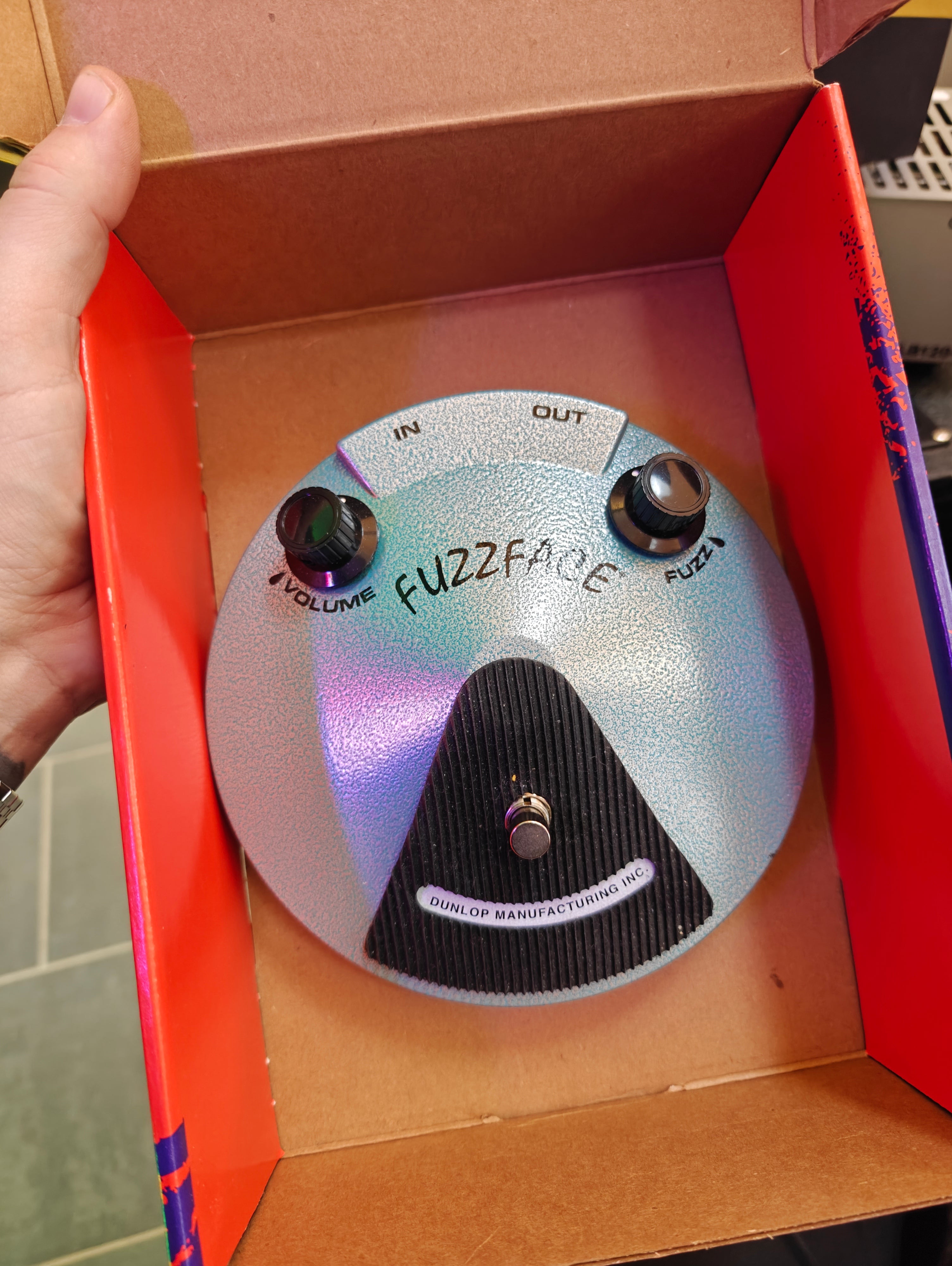 hendrix fuzz pedal Dunlop Jimi Hendrix Fuzz Face Distortion Green JHF1