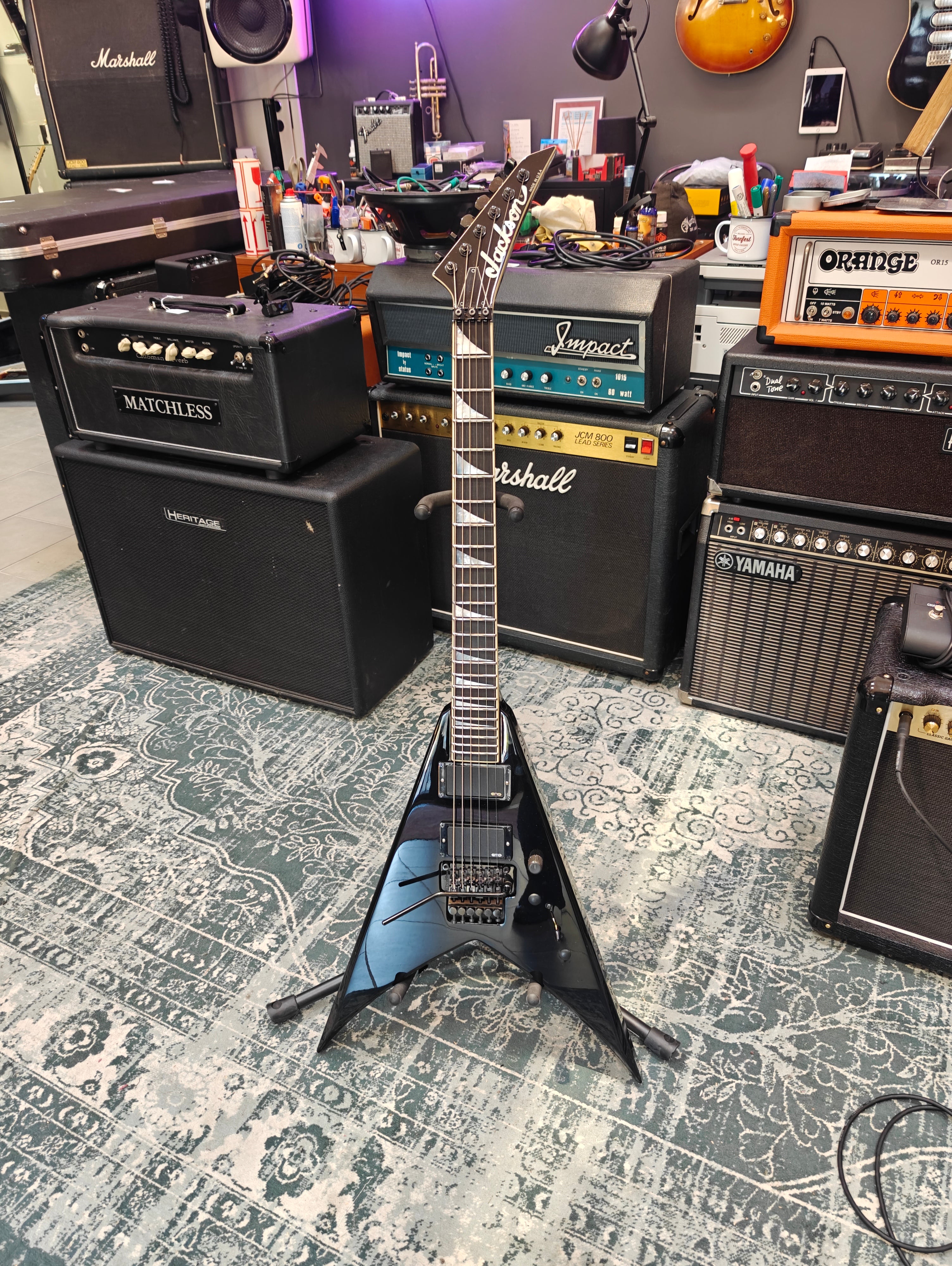 Jackson King V KV2 USA 2000 – Tonefest Guitar Gallery
