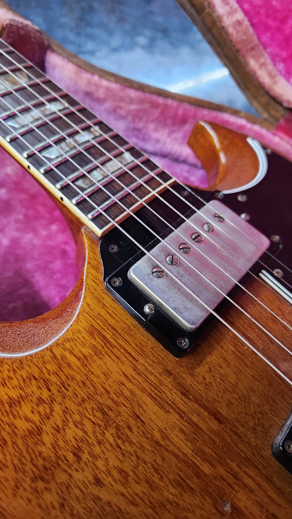 Gibson SG "Les Paul" 1963 Cherry w/ sideways Vibrola
