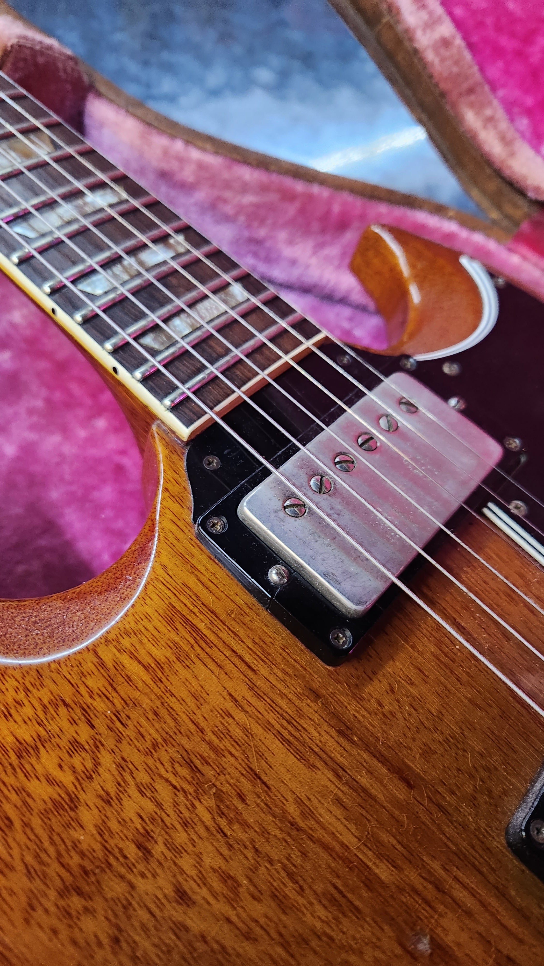 Gibson SG "Les Paul" 1963 Cherry w/ sideways Vibrola