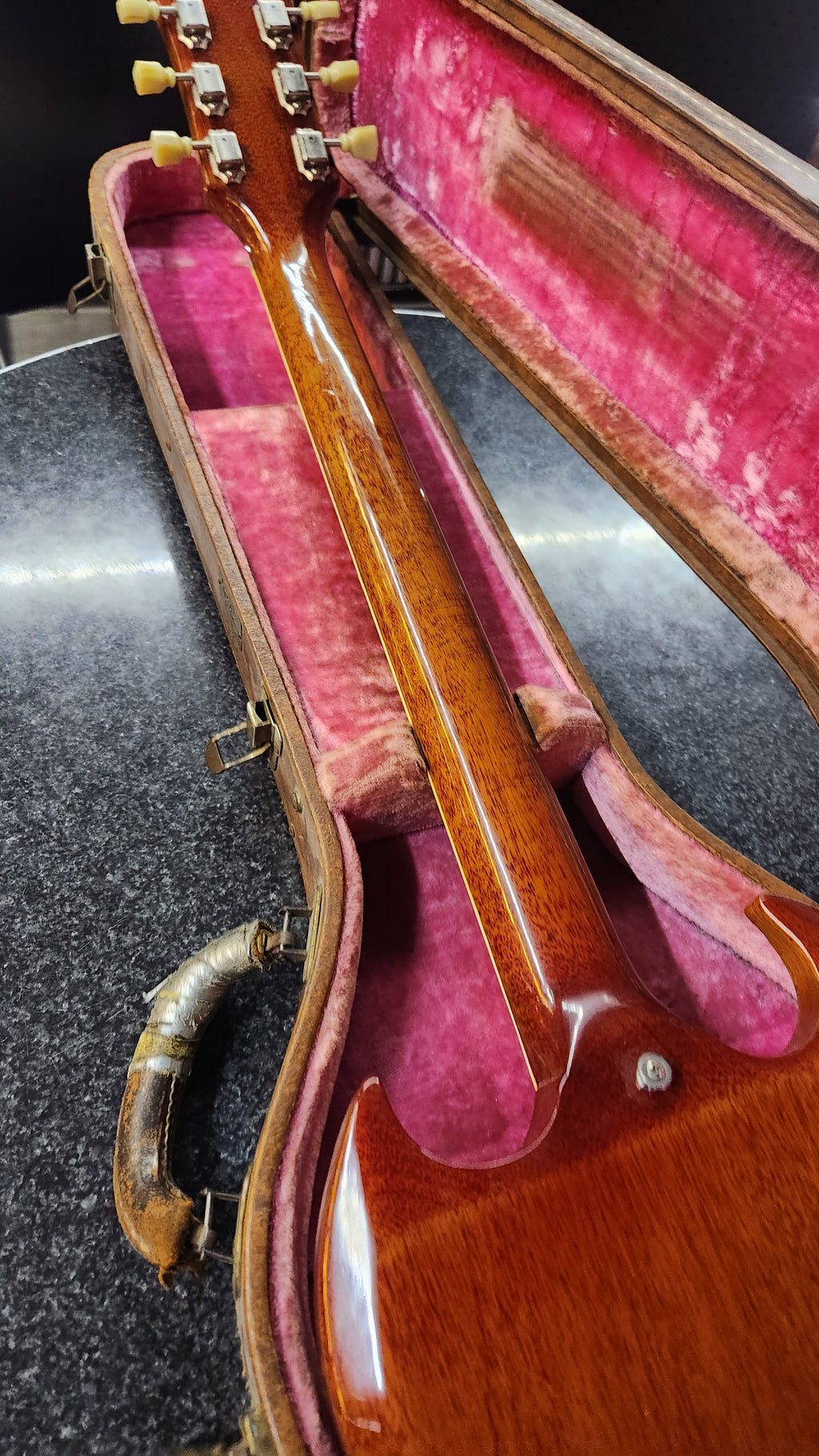Gibson SG "Les Paul" 1963 Cherry w/ sideways Vibrola