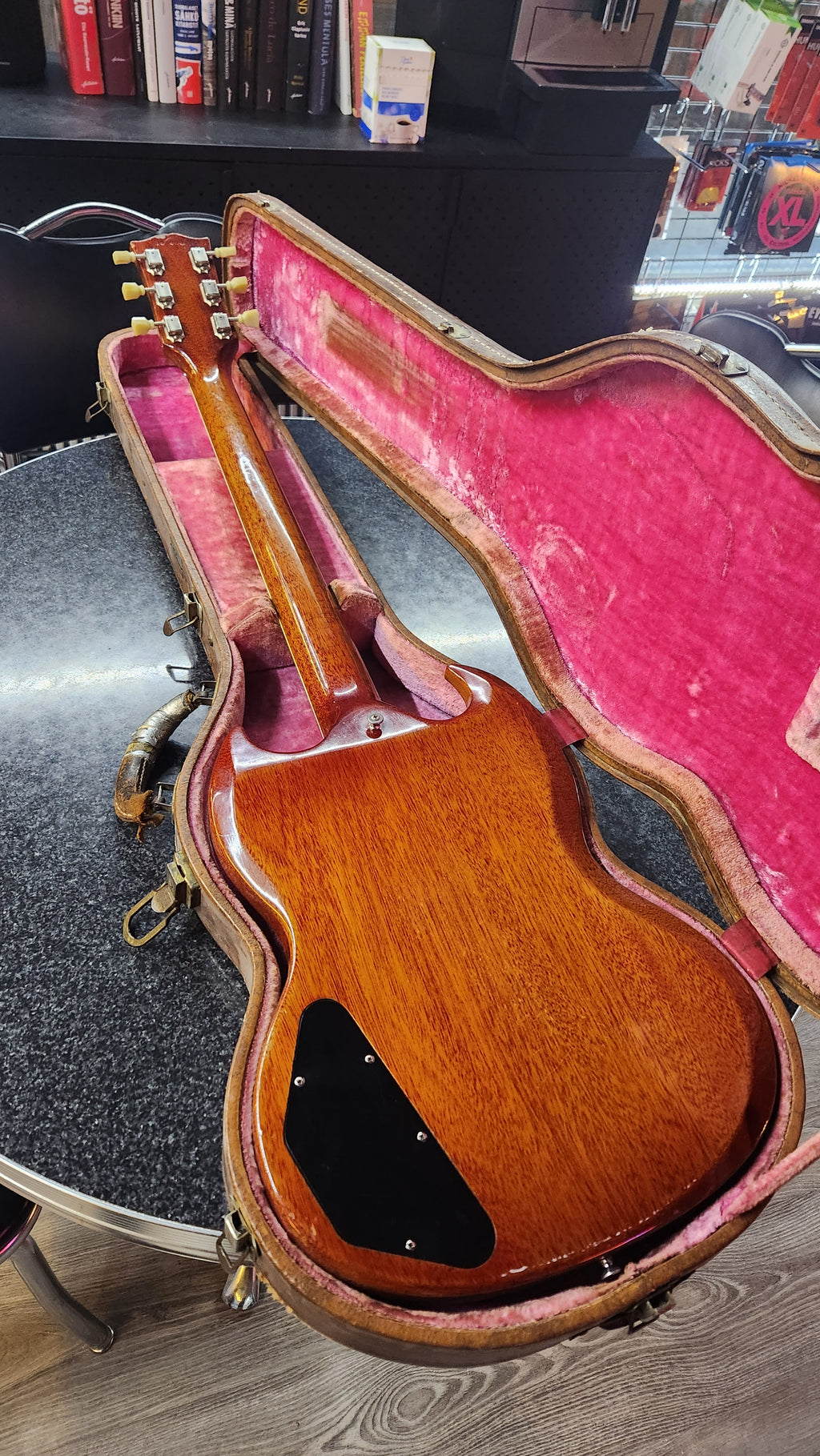 Gibson SG "Les Paul" 1963 Cherry w/ sideways Vibrola