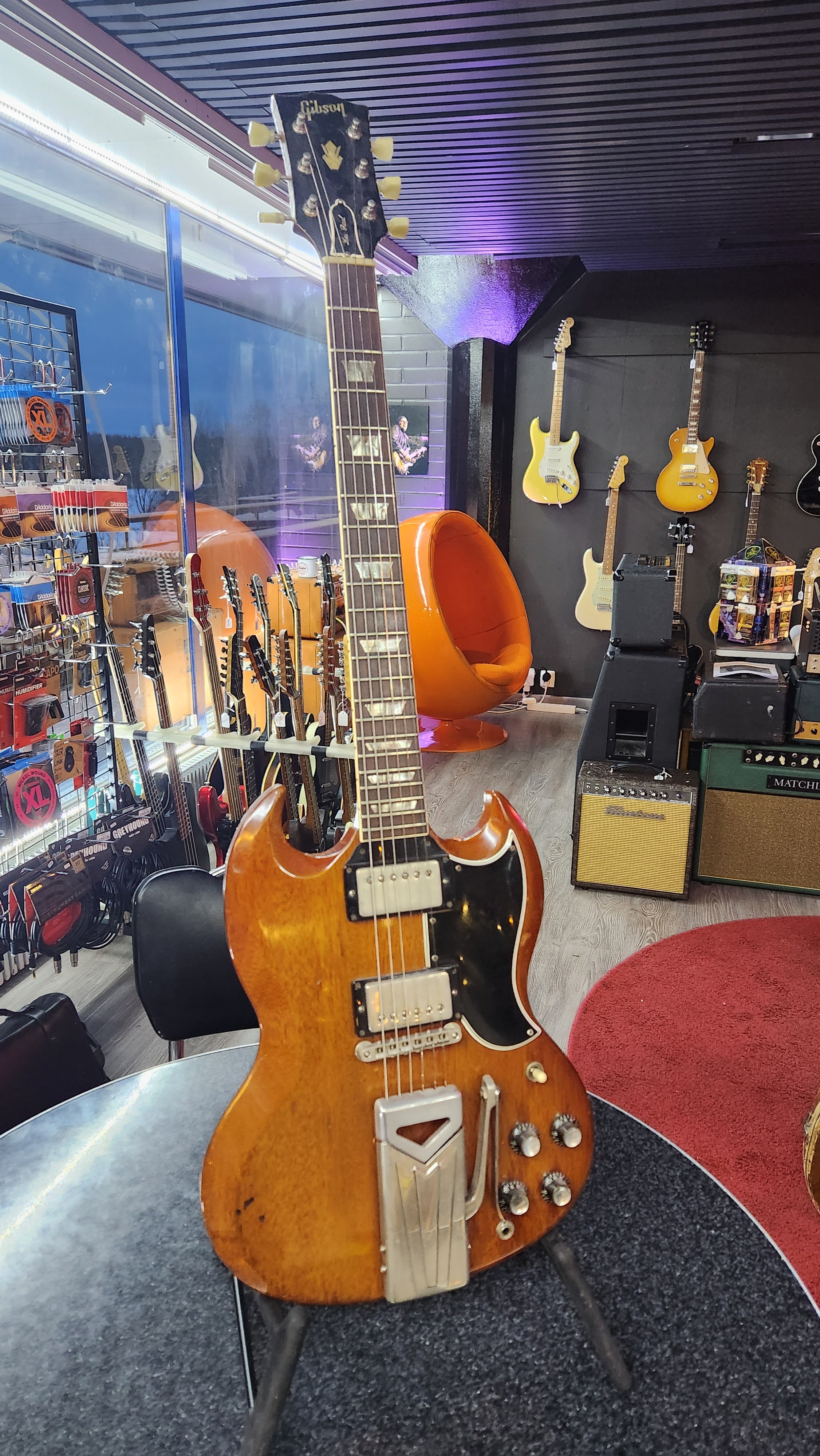 Gibson SG "Les Paul" 1963 Cherry w/ sideways Vibrola