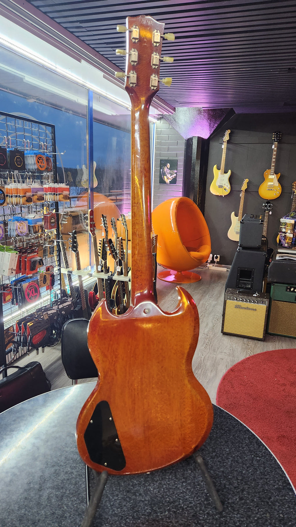 Gibson SG "Les Paul" 1963 Cherry w/ sideways Vibrola