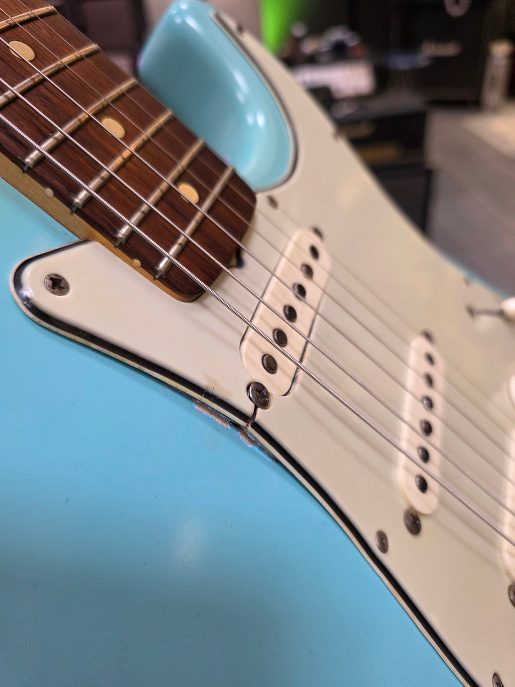 Fender Stratocaster 1964 Pre-CBS Refin Daphne Blue