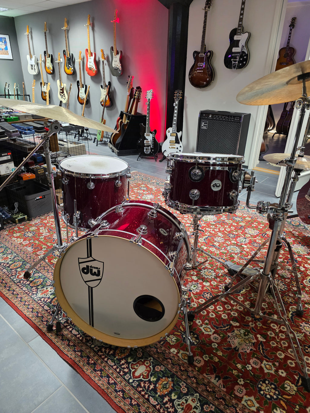 DW Collector´s Series SSC Ruby Glass Red 22x14", 12x8" & 16x14" Made in USA