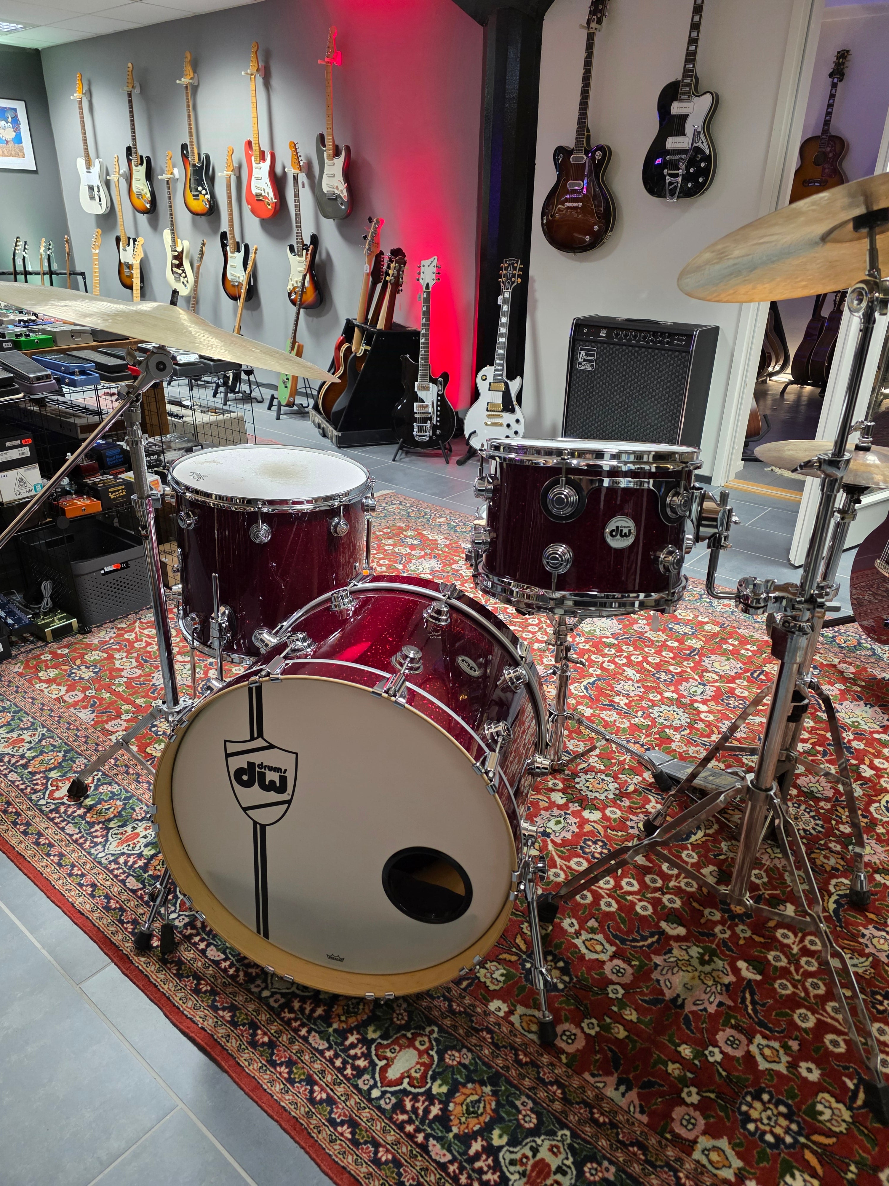 DW Collector´s Series SSC Ruby Glass Red 22x14", 12x8" & 16x14" Made in USA