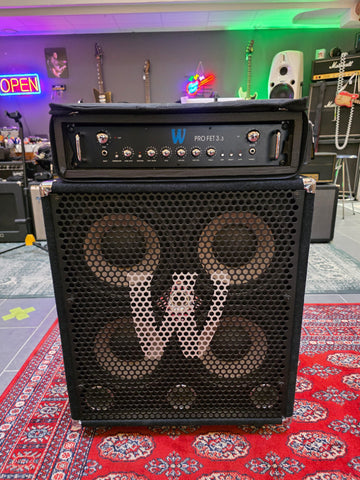 Warwick Pro Fet 3.3 w/ Warwick 4x10" Cabinet