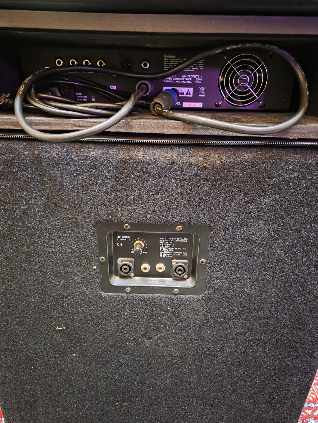 Warwick Pro Fet 3.3 w/ Warwick 4x10" Cabinet