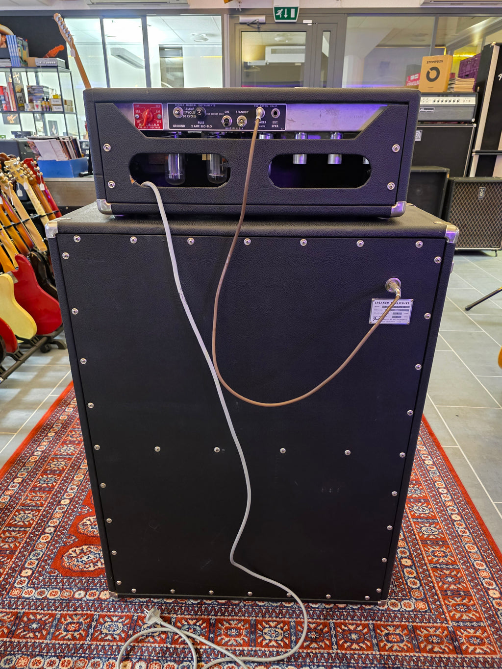 Fender Bassman 50 w/ Fender VT Bassman 2x15" Cabinet 1973