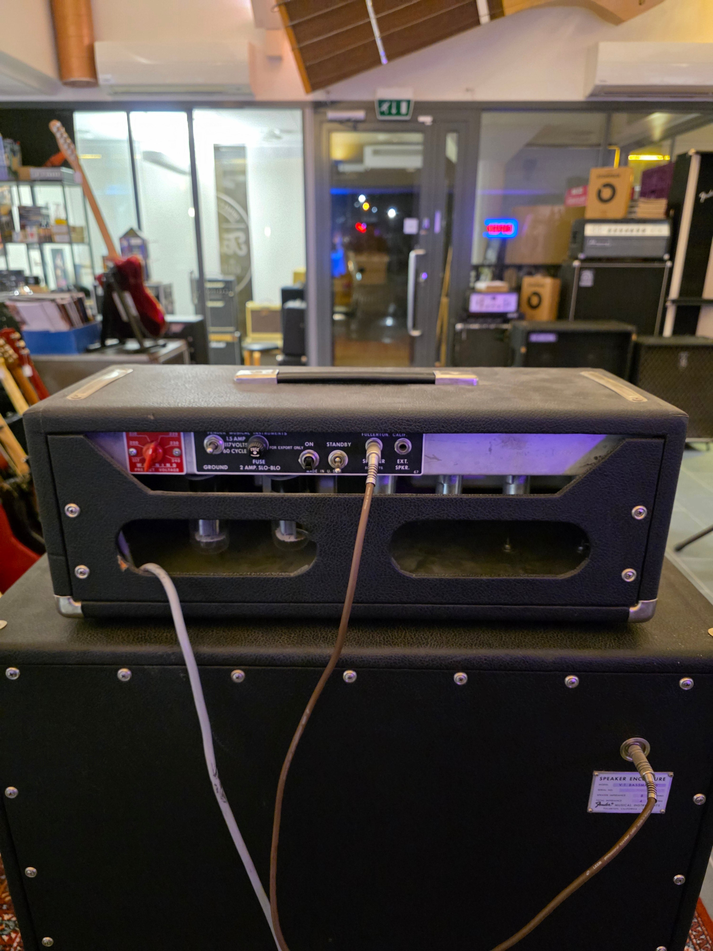 Fender Bassman 50 w/ Fender VT Bassman 2x15" Cabinet 1973