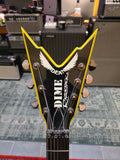 Dean Razorback 7 string Black w/Yellow Bevels