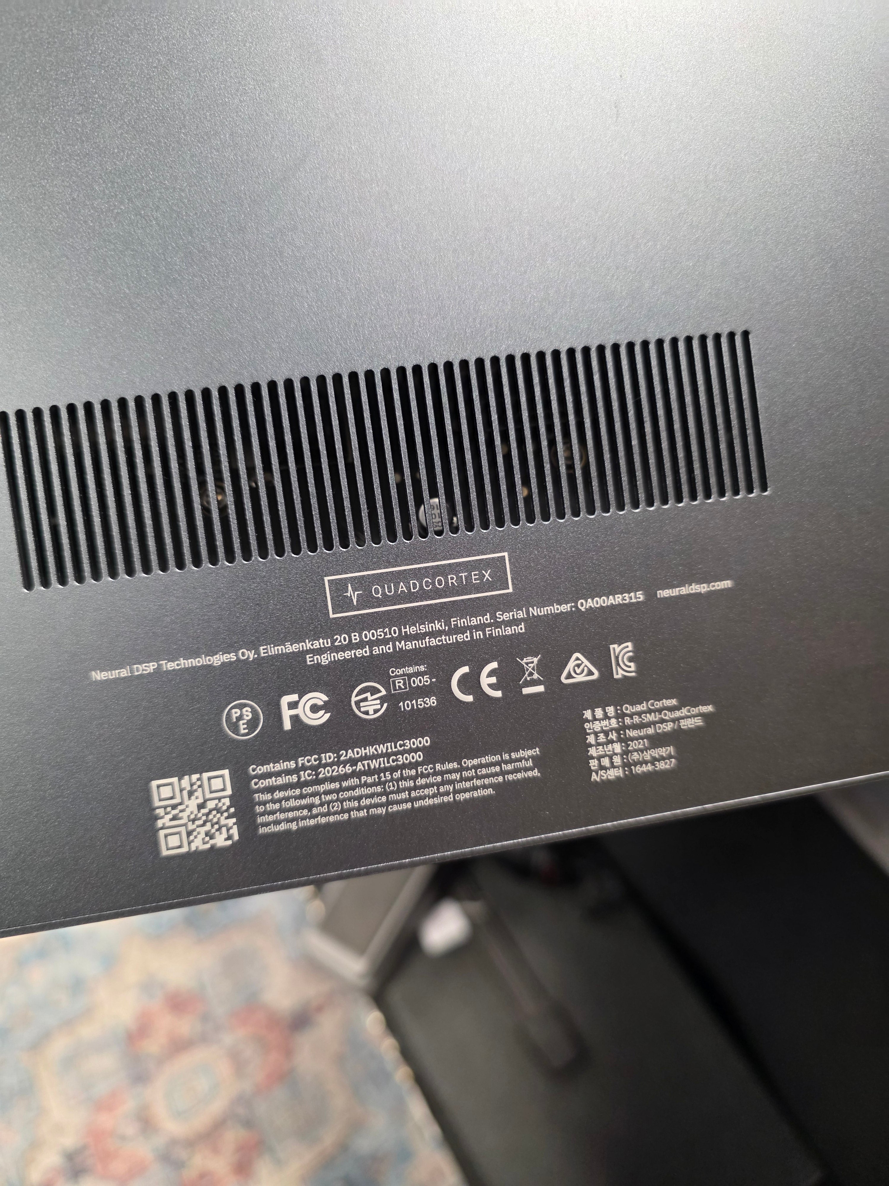 Neural DSP Quad Cortex w/ Mission Engineering Volume pedal