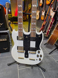 Epiphone G-1275 Custom Doubleneck in Alpine White