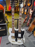 Epiphone G-1275 Custom Doubleneck in Alpine White