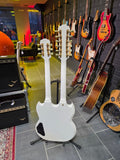 Epiphone G-1275 Custom Doubleneck in Alpine White