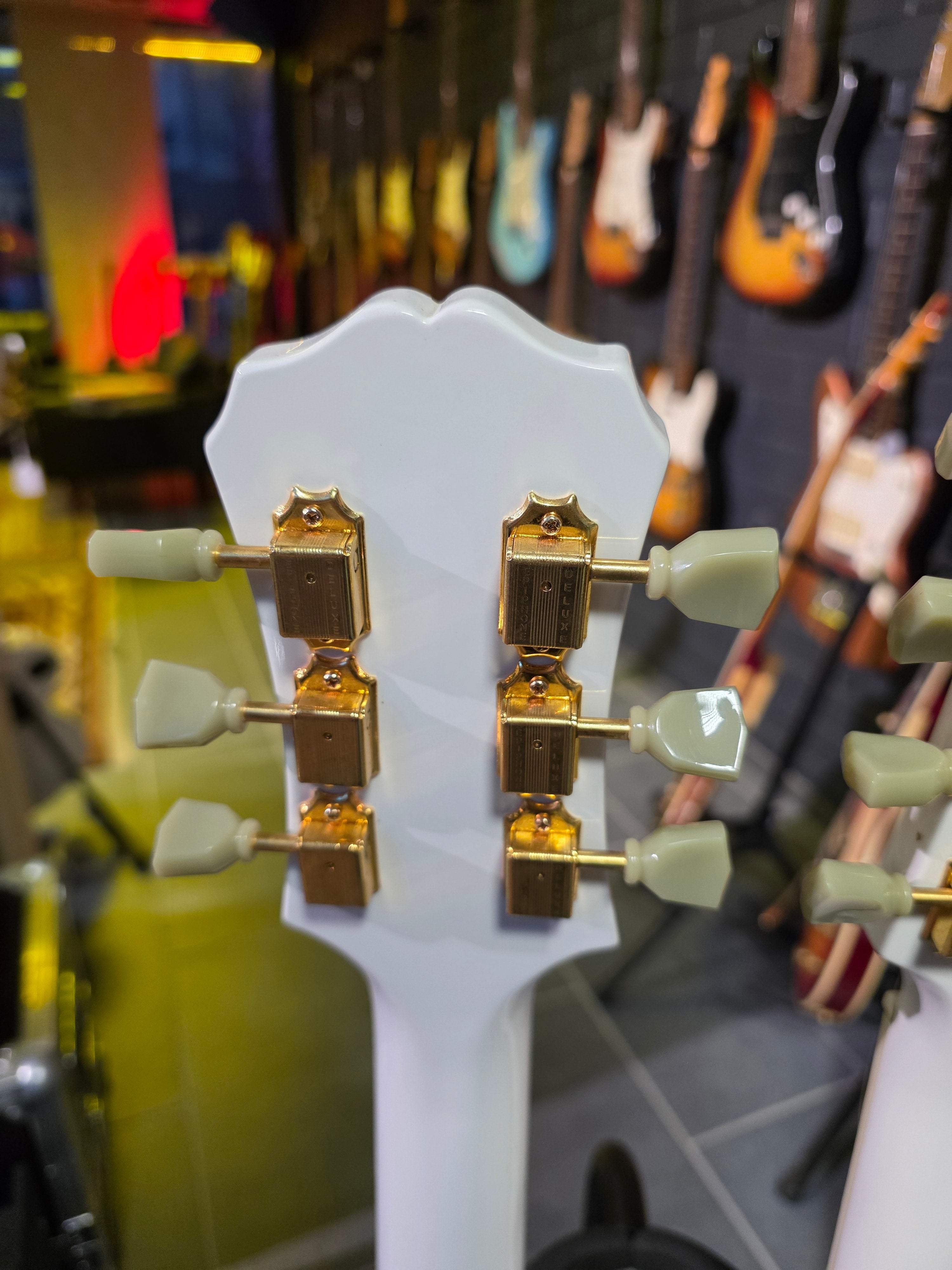 Epiphone G-1275 Custom Doubleneck in Alpine White