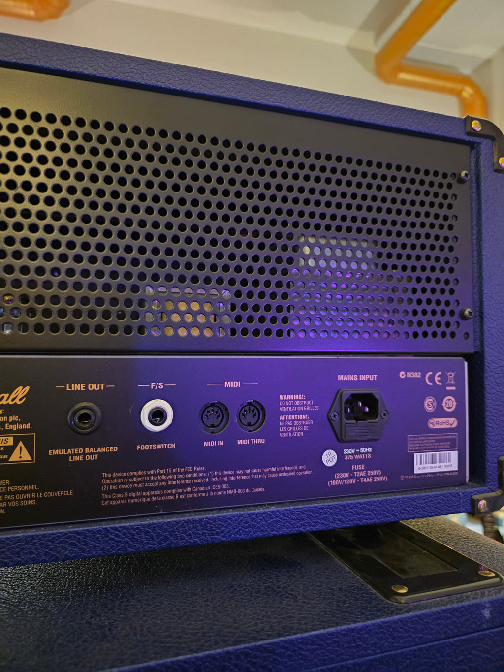 Marshall JVM410HJSB Joe Satriani Edition Full Stack