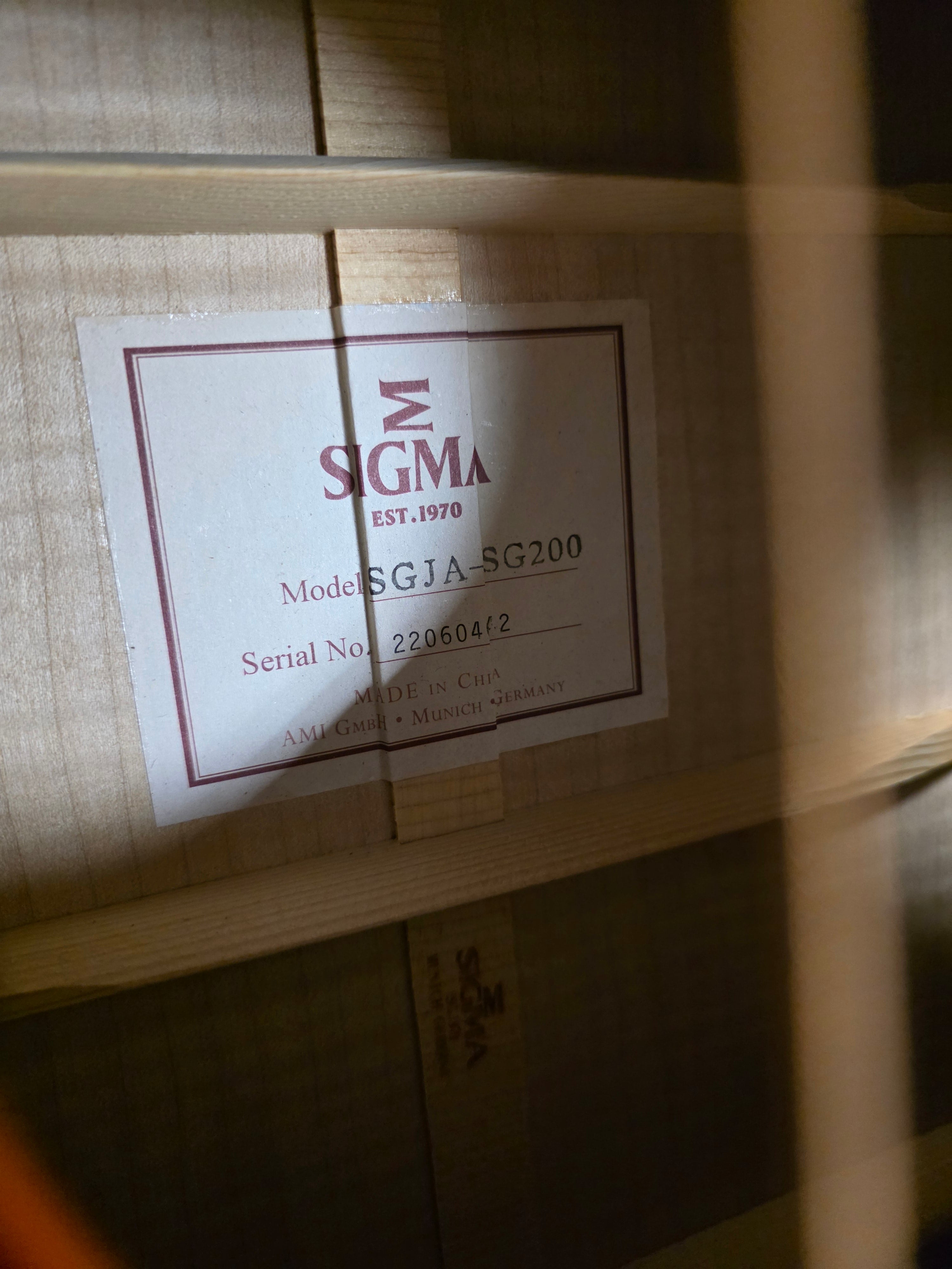 Sigma SGJA-SG200
