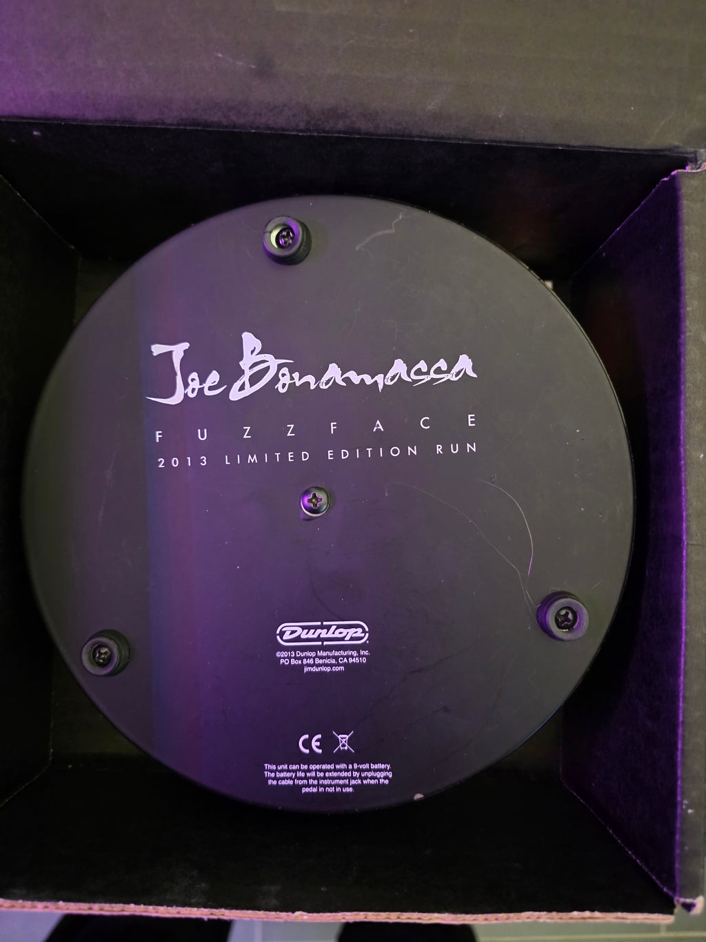 Dunlop Joe Bonamassa Fuzz JBF3B