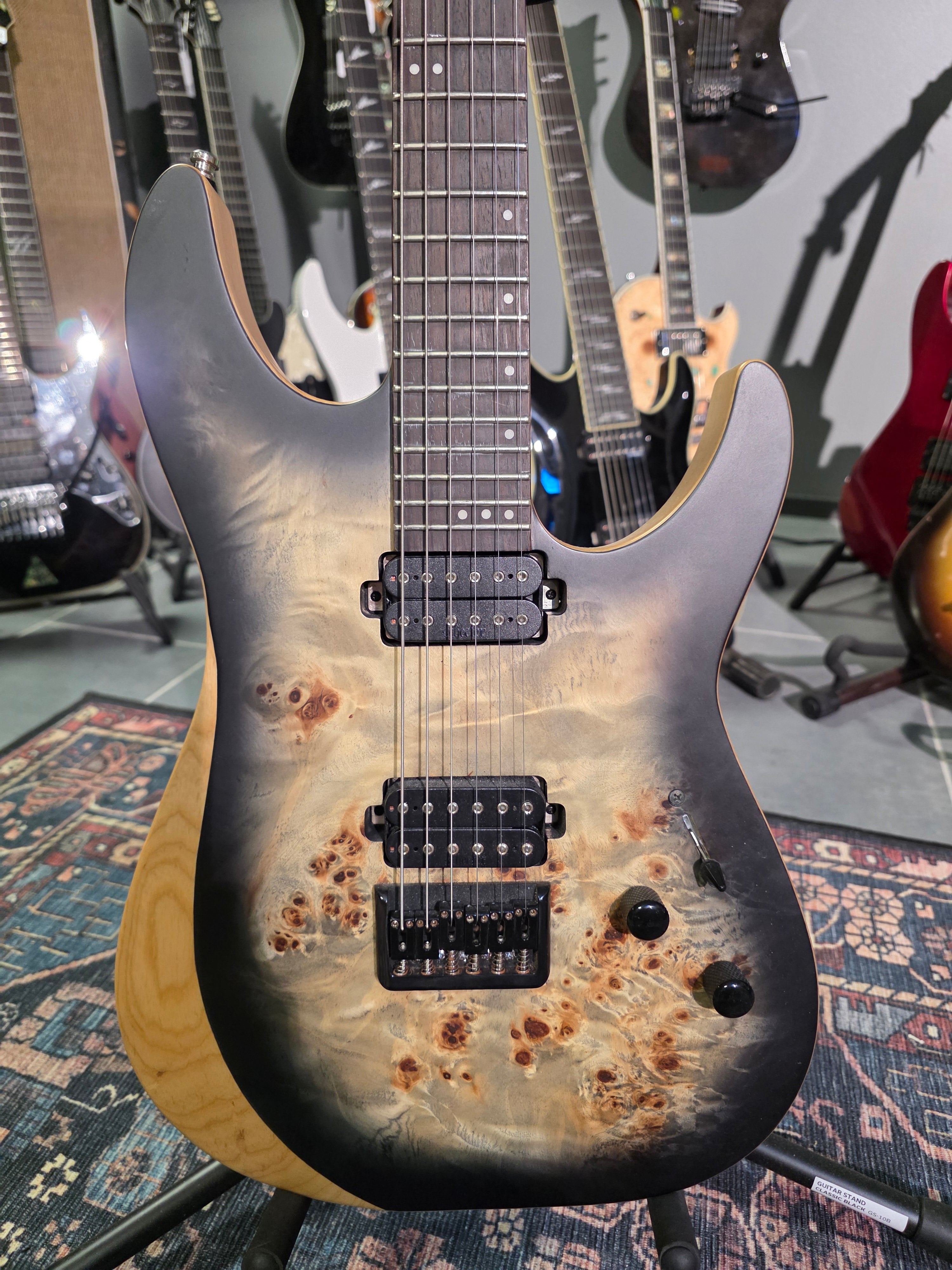 Schecter Reaper 6 Charcoal Burst