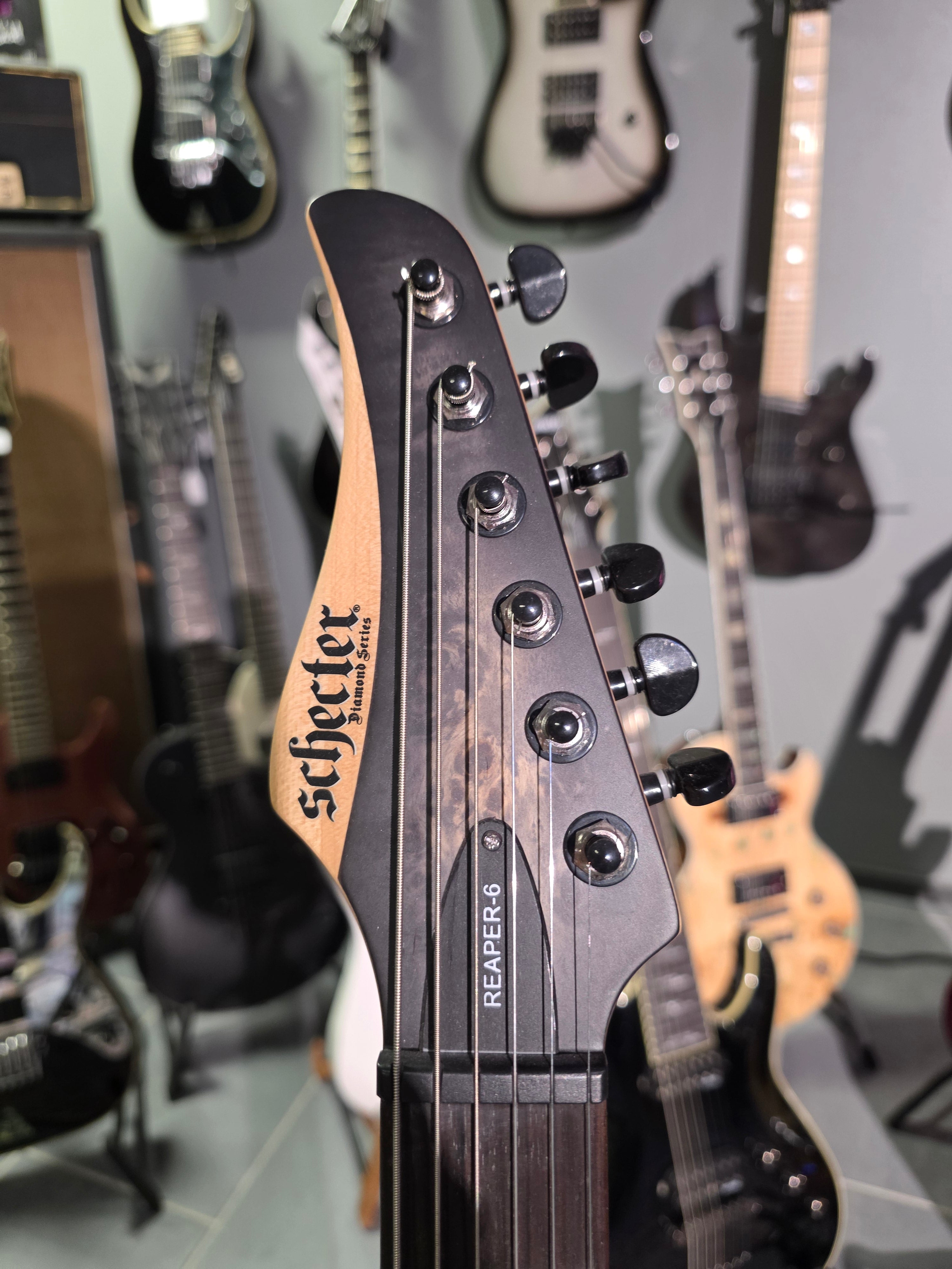 Schecter Reaper 6 Charcoal Burst
