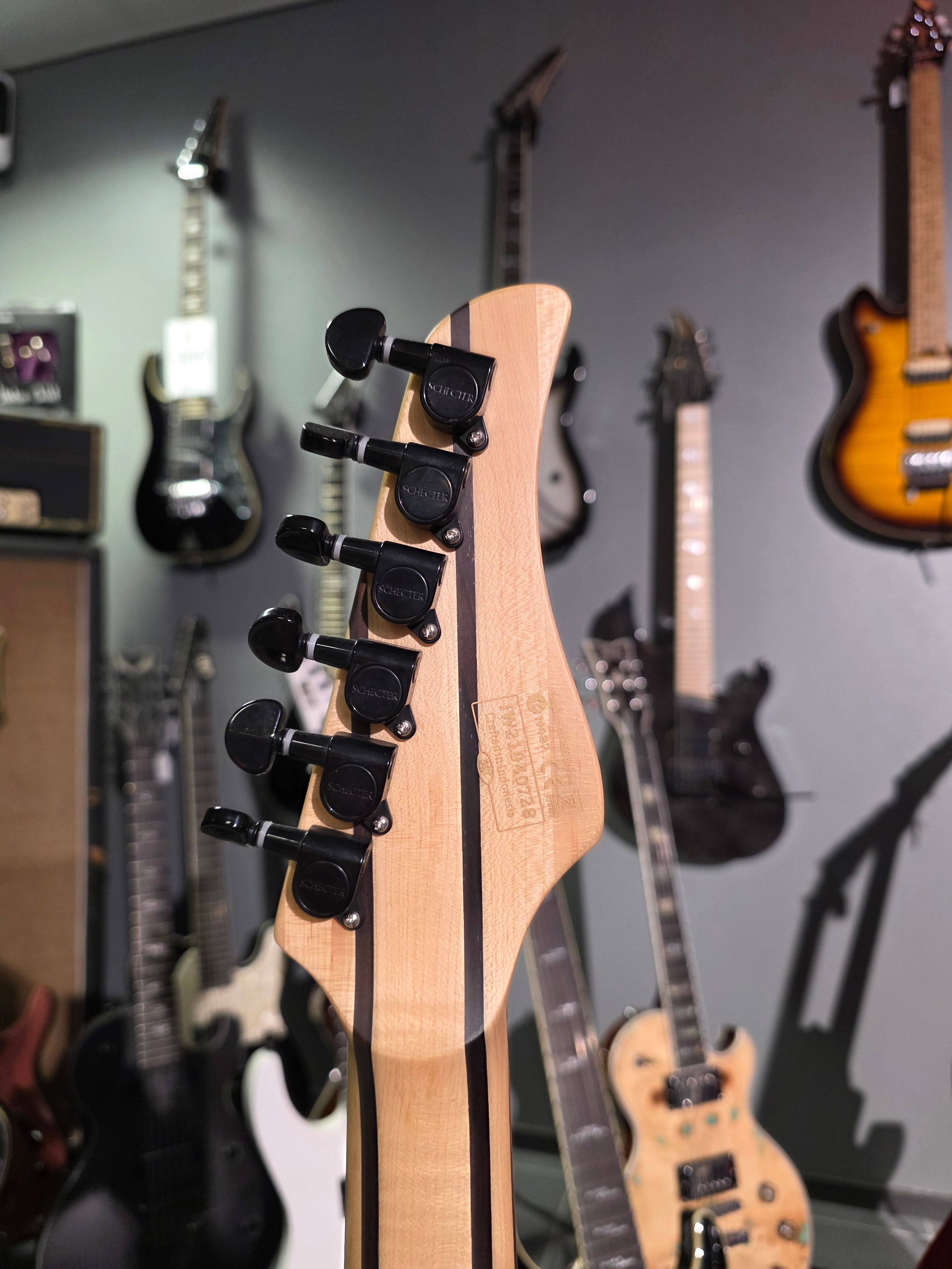Schecter Reaper 6 Charcoal Burst