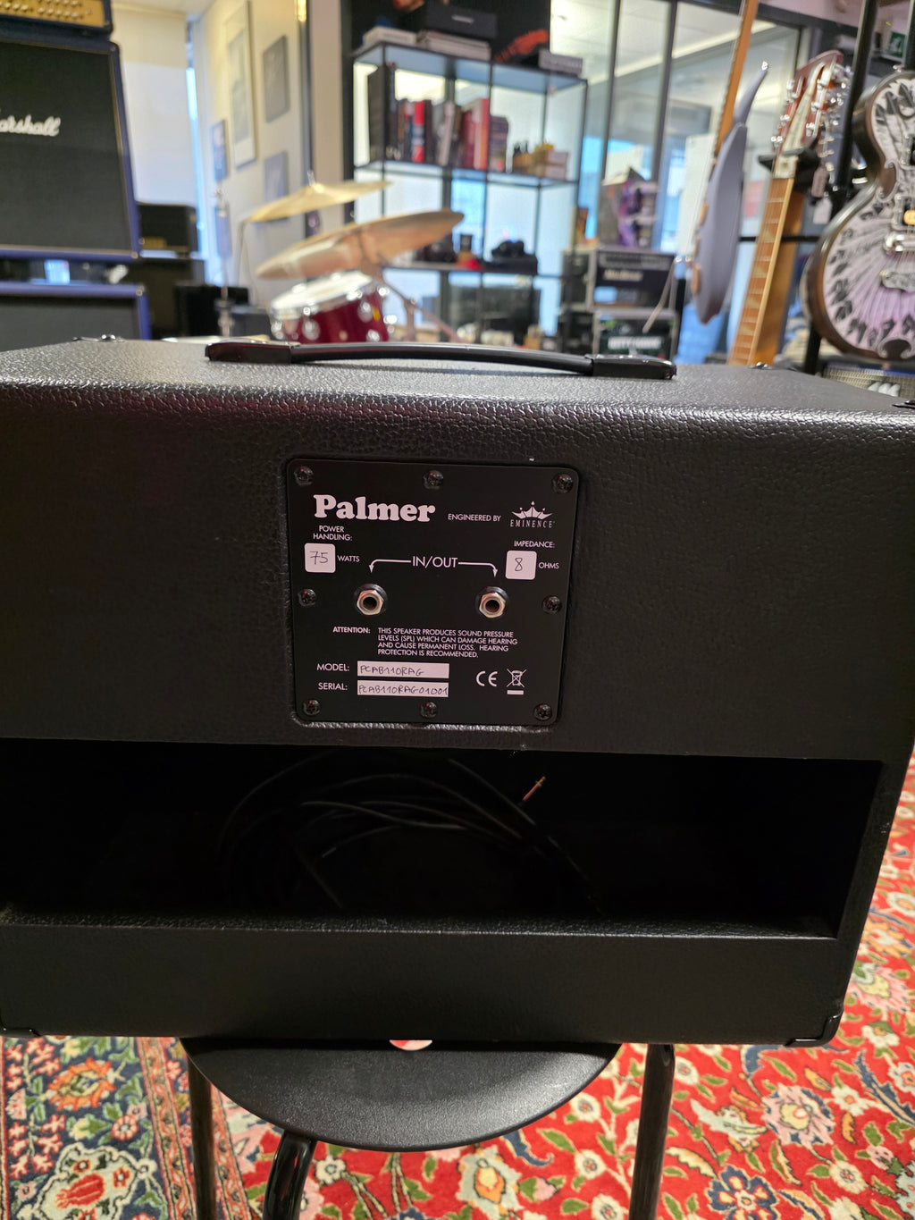 Palmer 1x10" w/ Eminence Patriot Raging Cajun