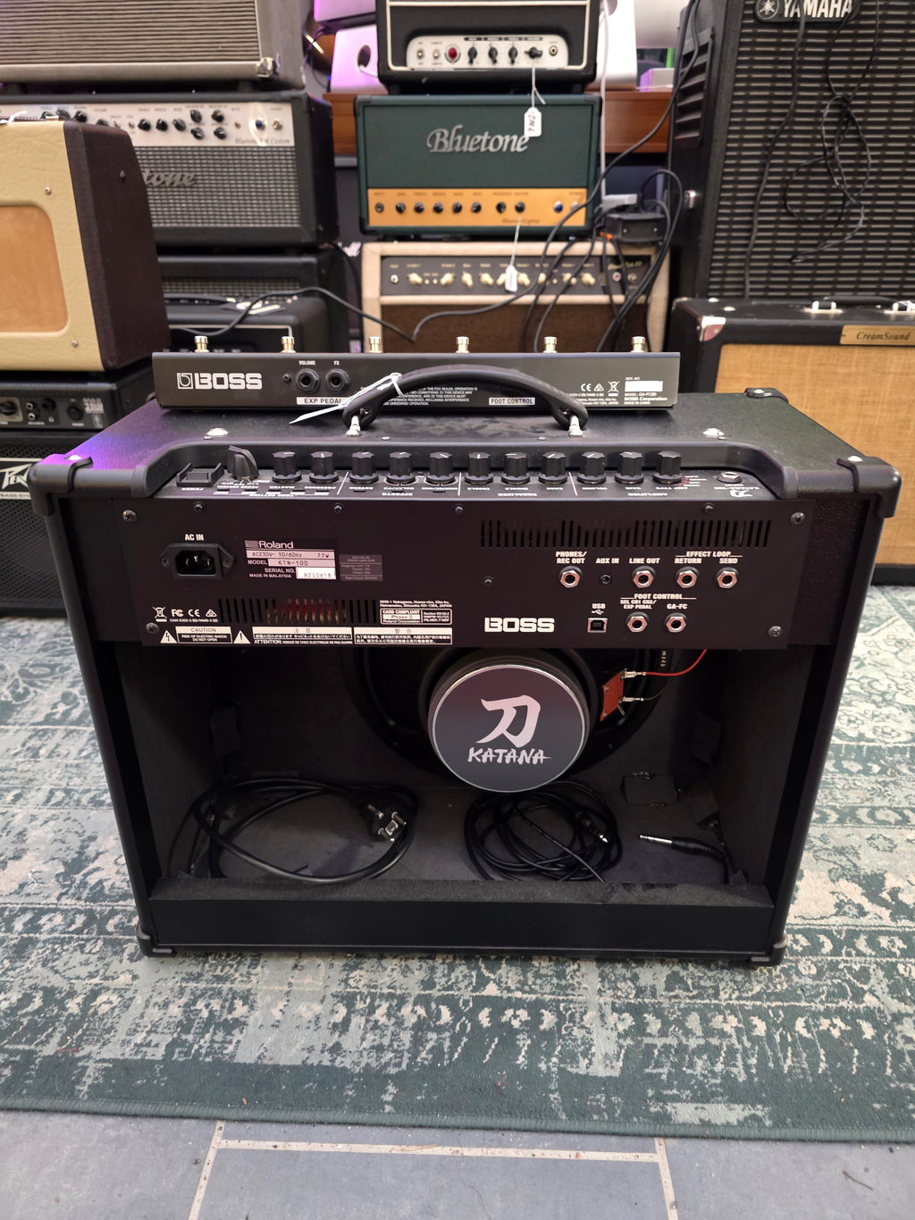 Boss Katana KT-100 Combo 1x12" w/ GA-FC Footswitch