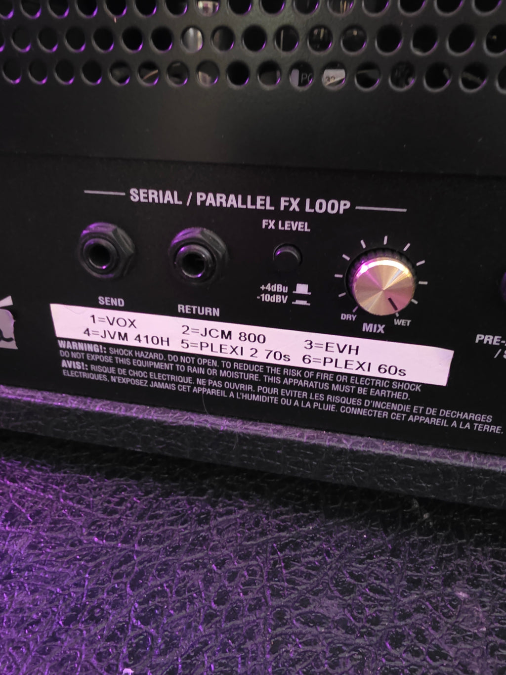 Marshall JVM410H Modded