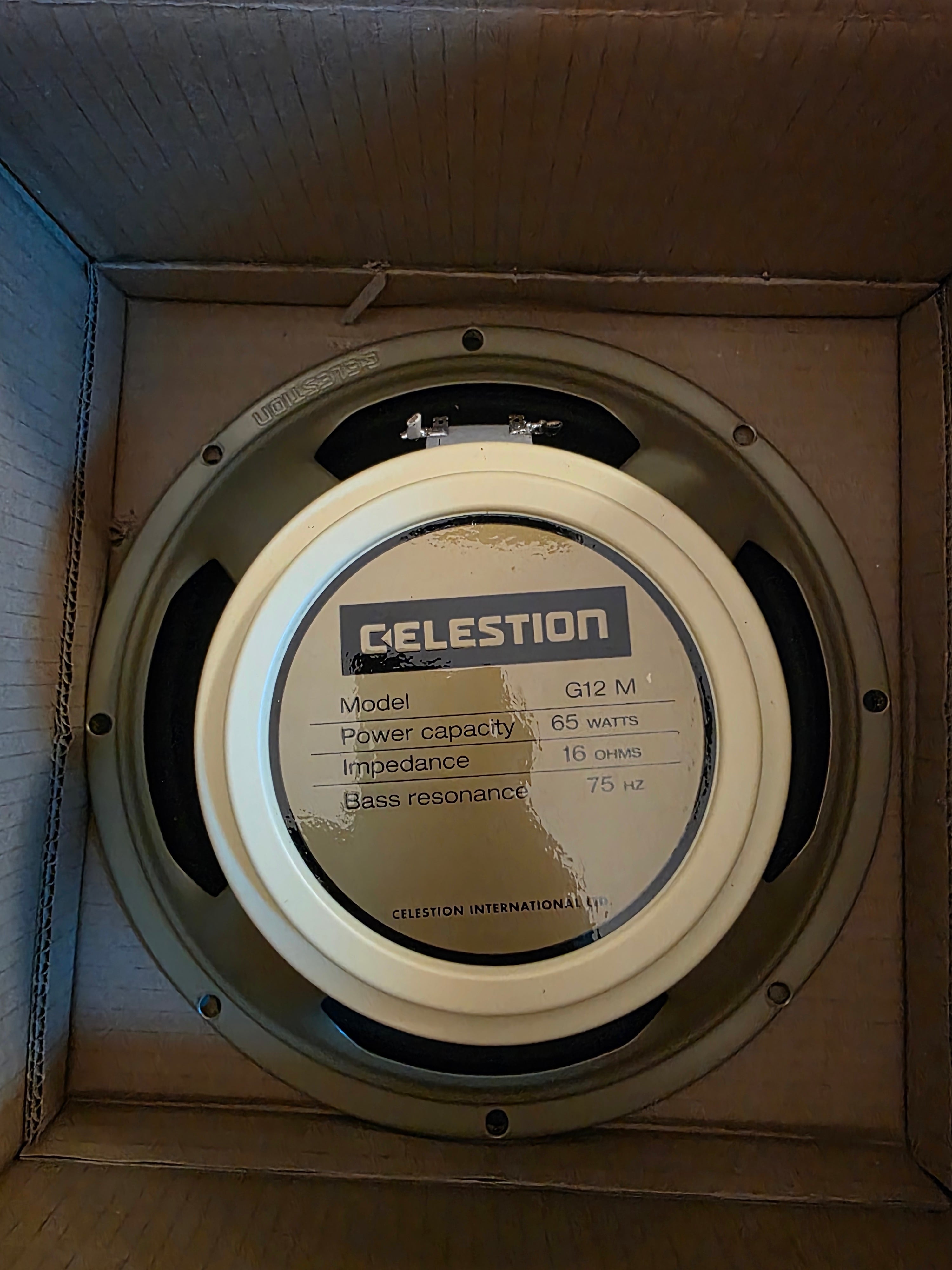 Celestion G12M 65 Watts 16 Ohm