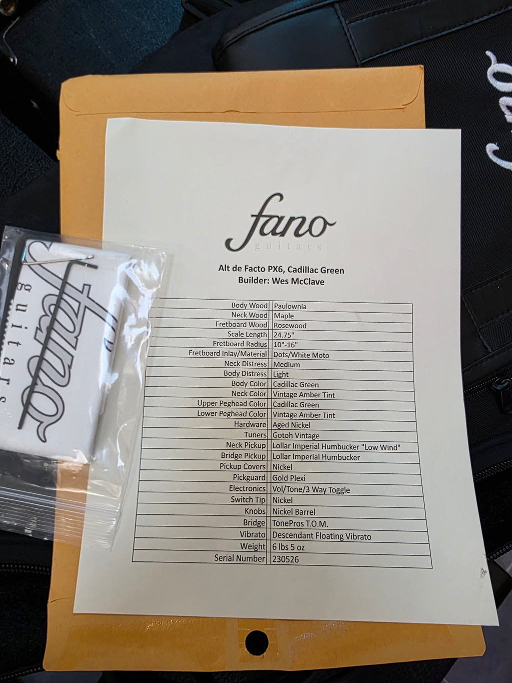 Fano Alt De Facto PX6 2023