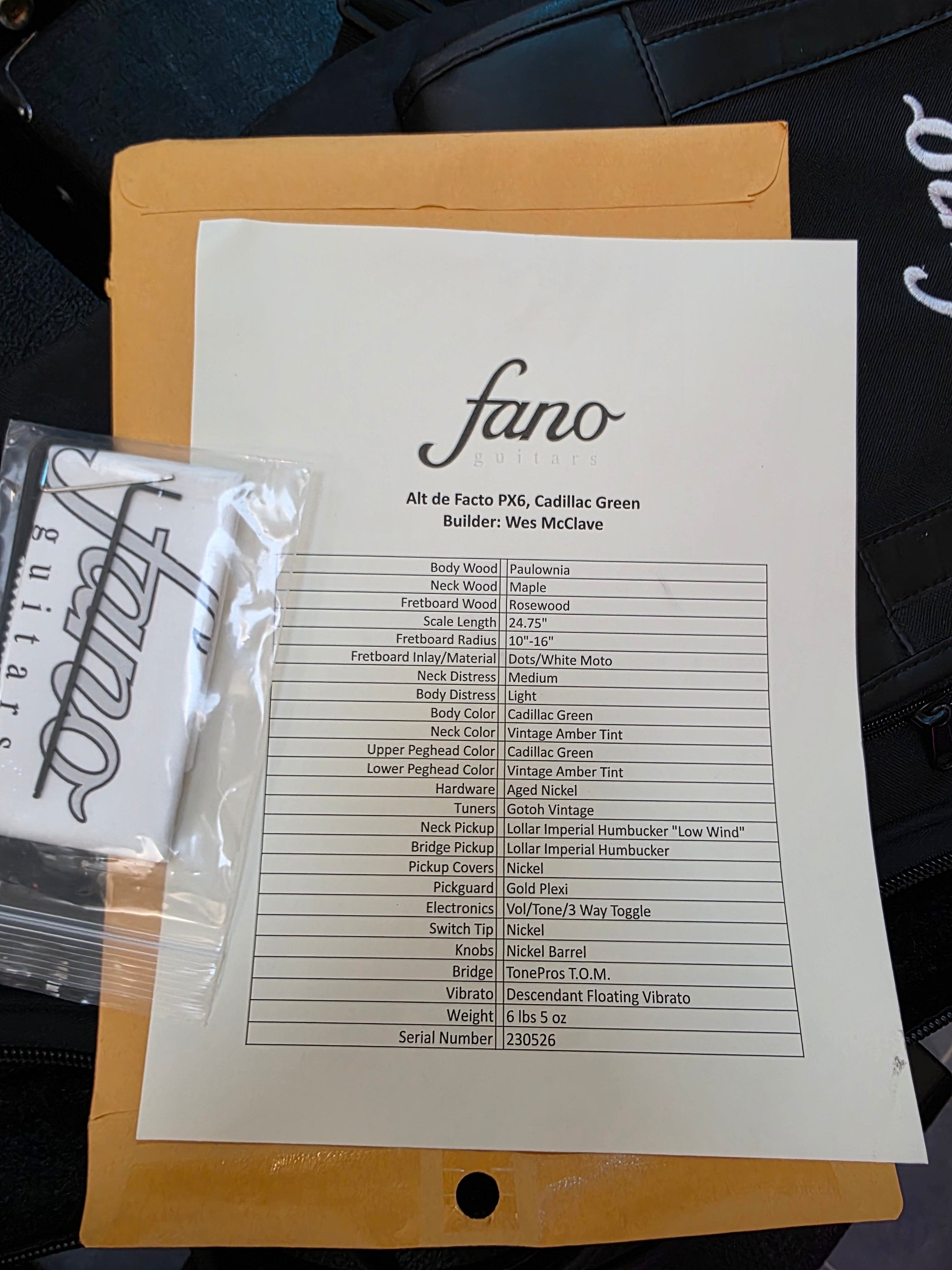 Fano Alt De Facto PX6 2023