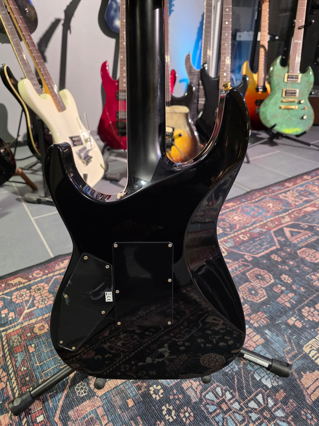 ESP E-II M-II QM Black Natural Burst
