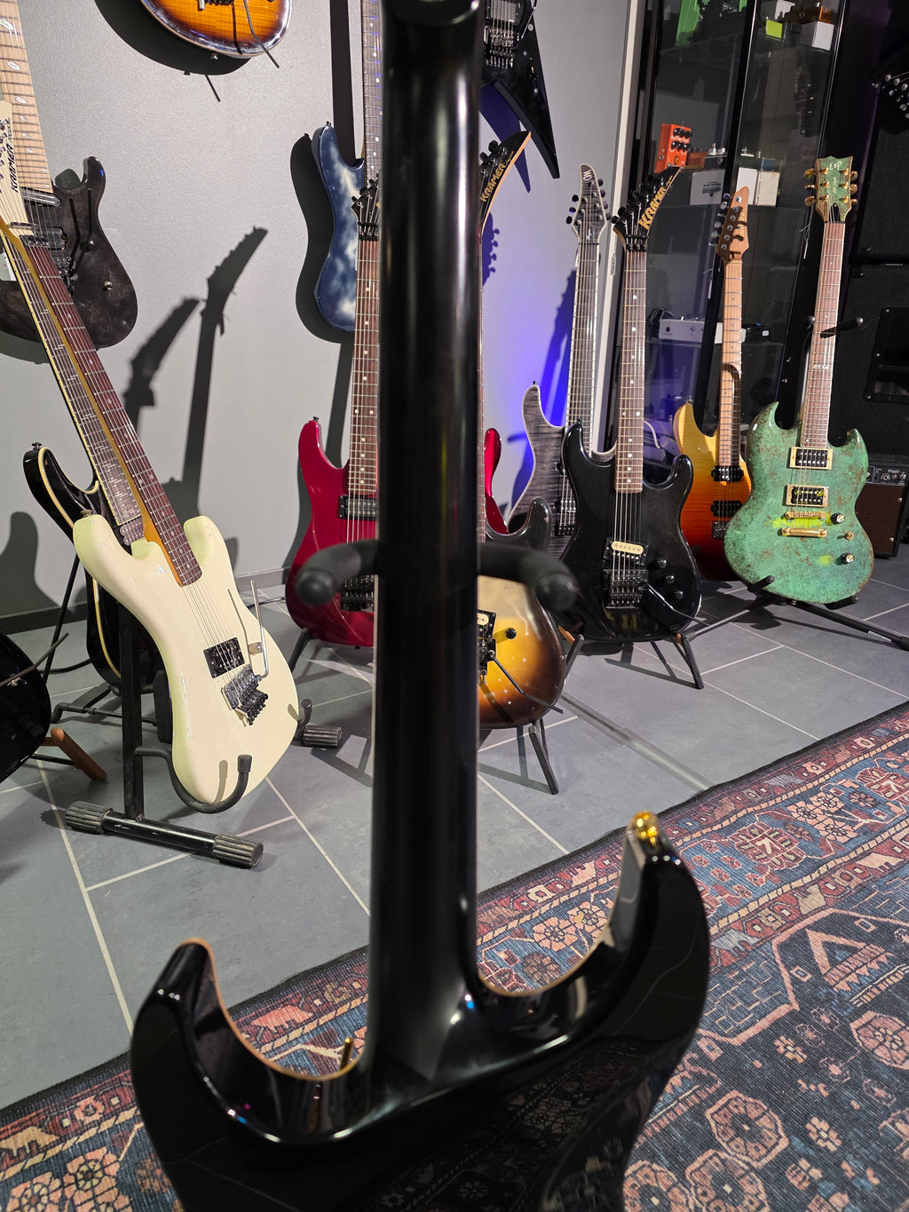 ESP E-II M-II QM Black Natural Burst