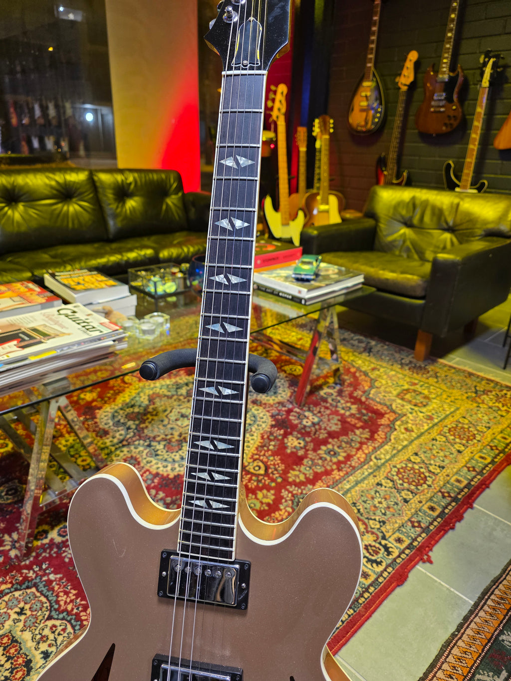 Gibson DG-335 Dave Grohl Signature Metallic Gold 2014