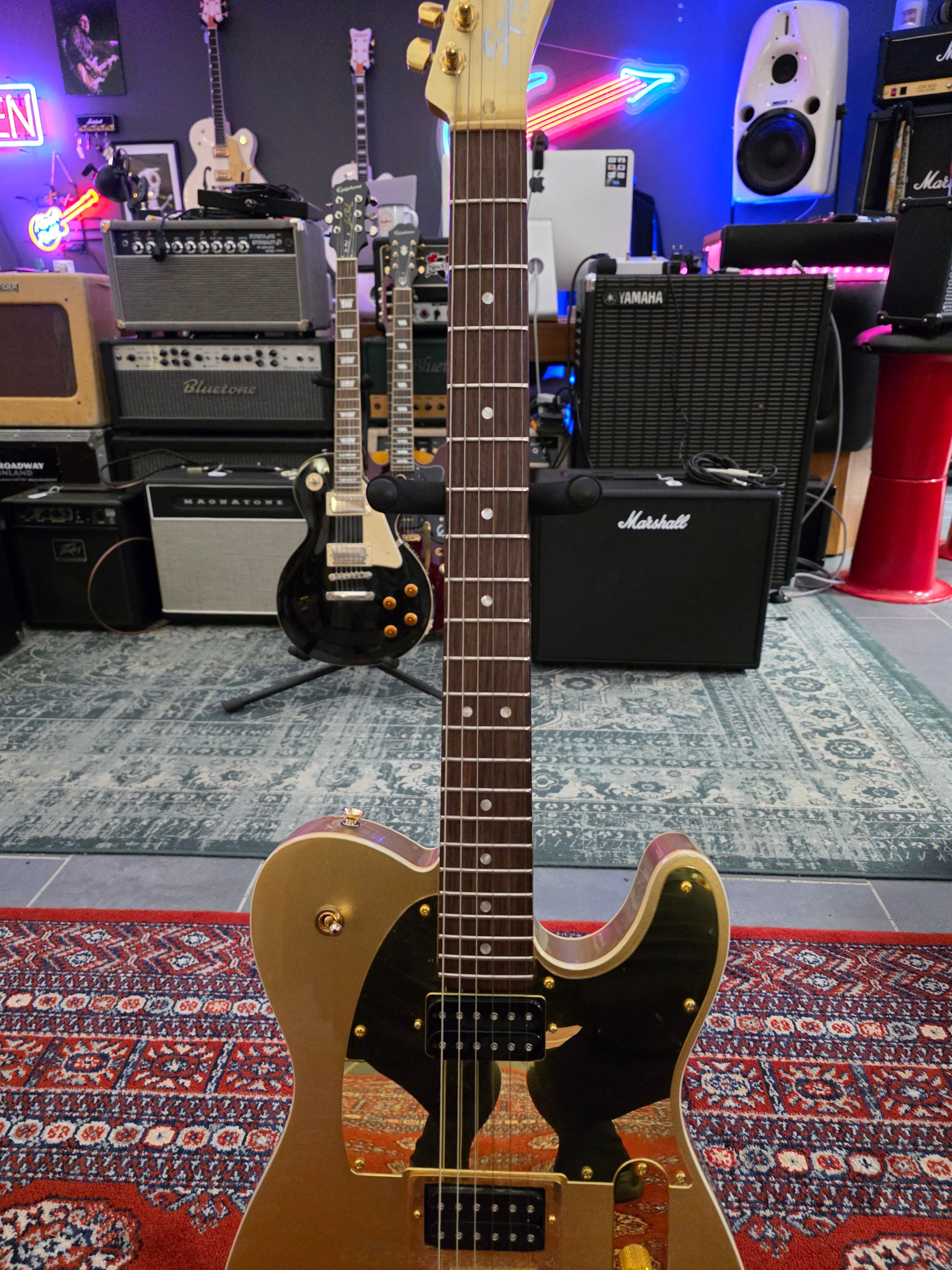 Squier John 5 Signature J5 Telecaster Frost Gold