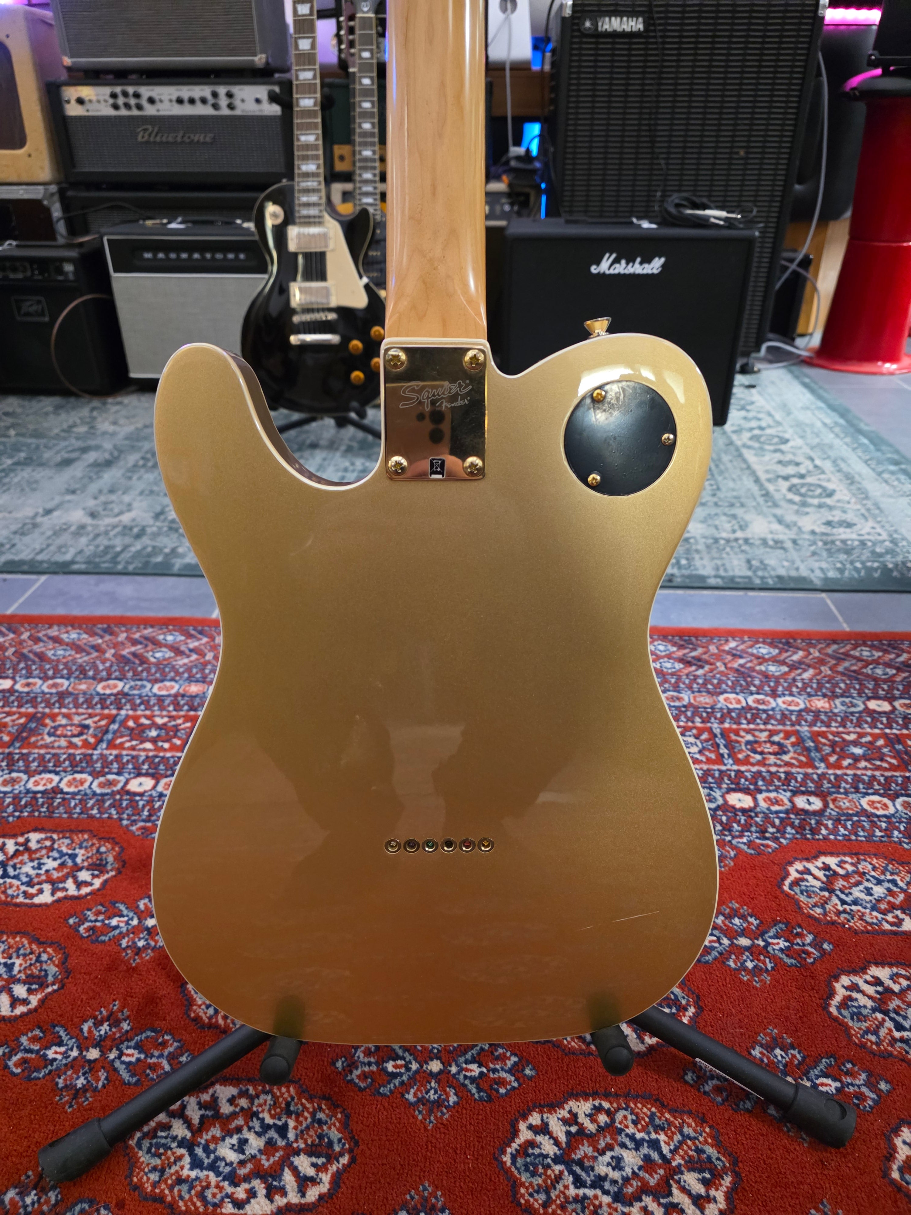 Squier John 5 Signature J5 Telecaster Frost Gold