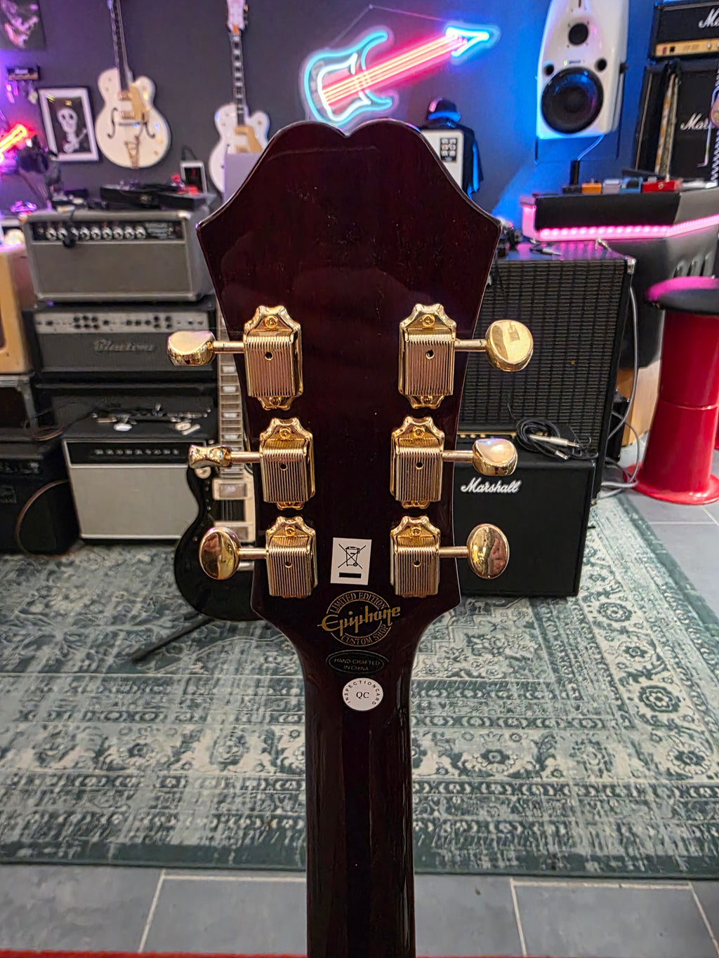 Epiphone Riviera Custom P93 Wine Red