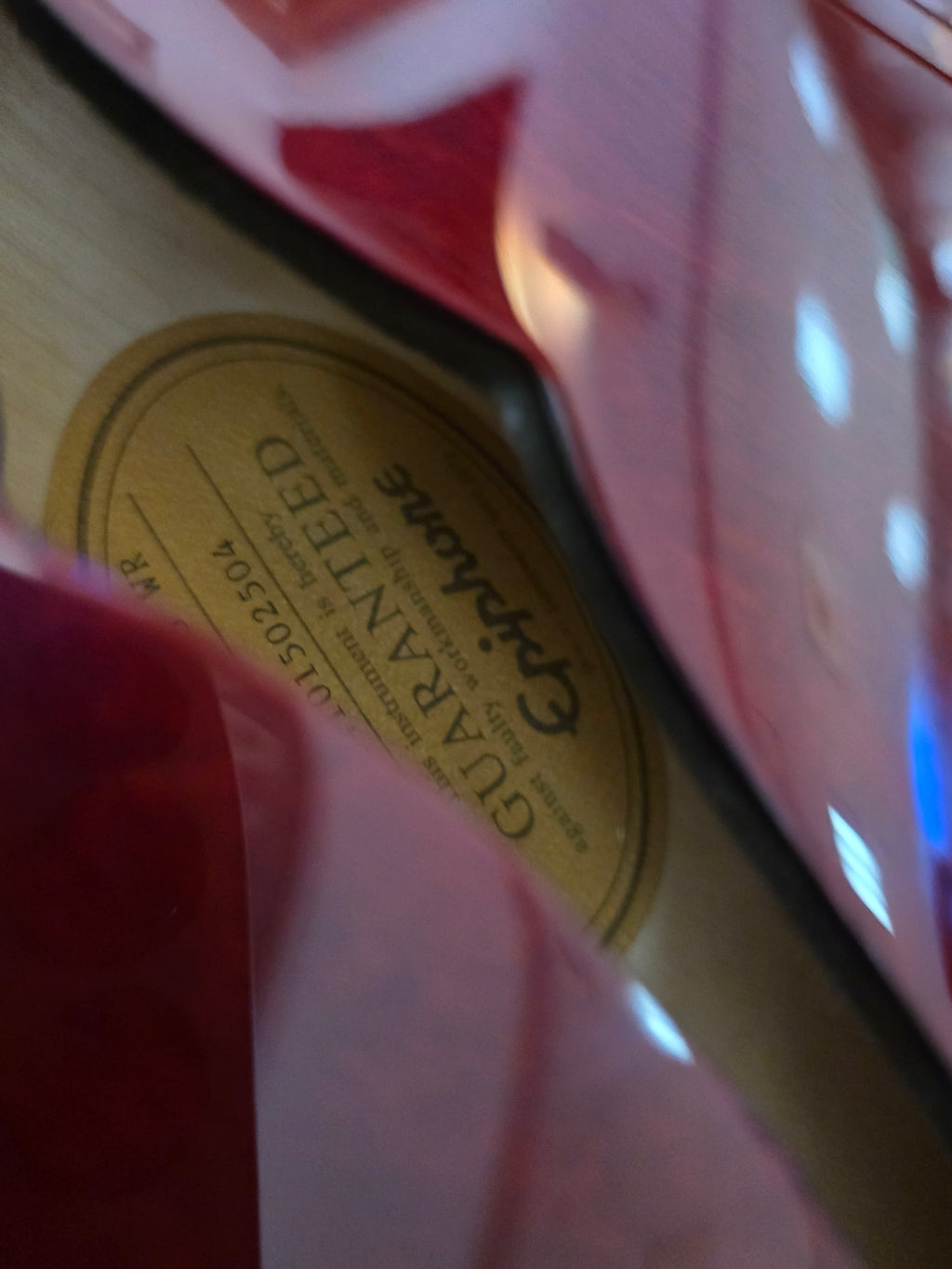 Epiphone Riviera Custom P93 Wine Red