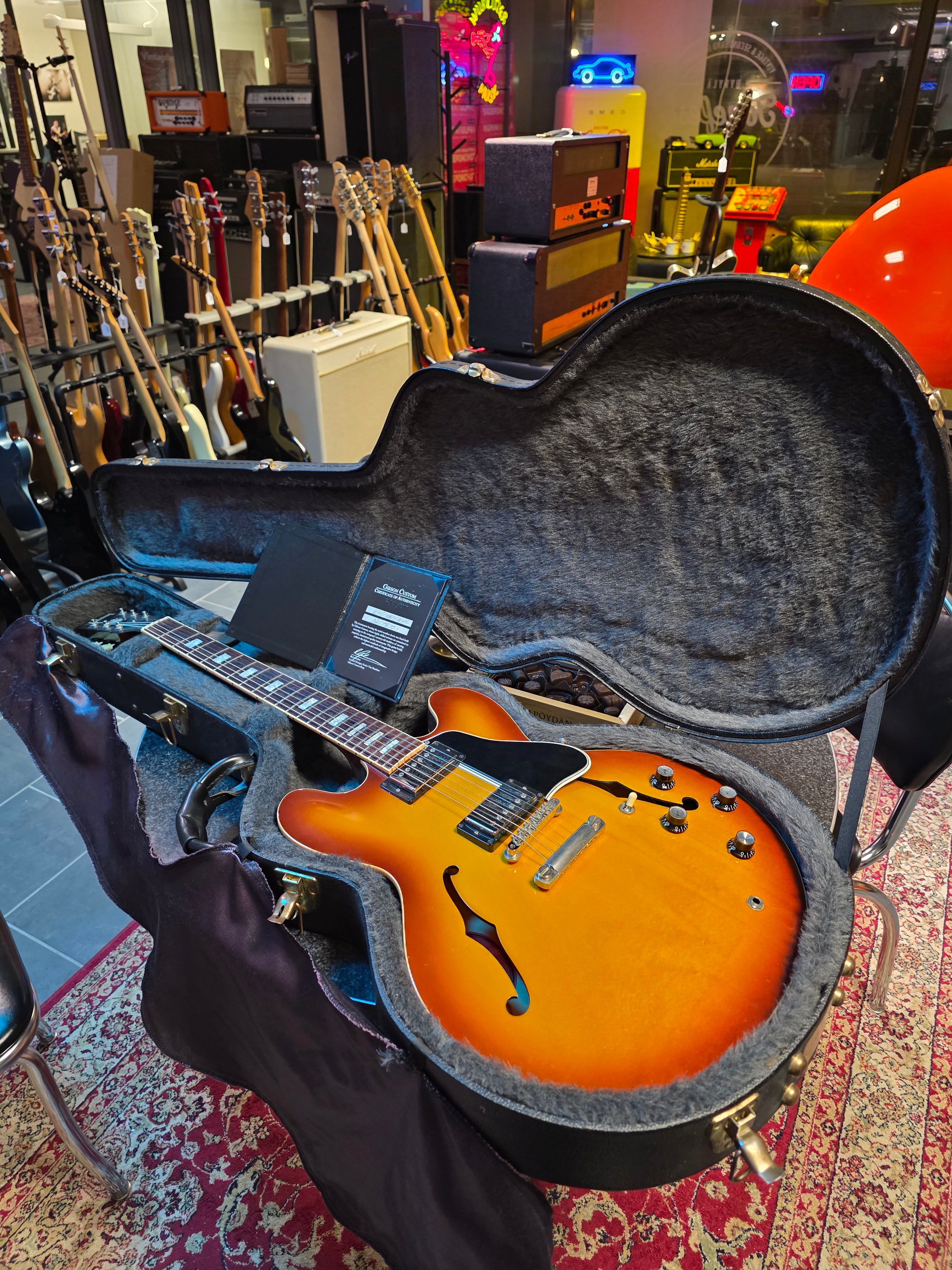 Gibson Memphis Yamano ’60 ES-335 Block Iced Tea Sunburst 2008