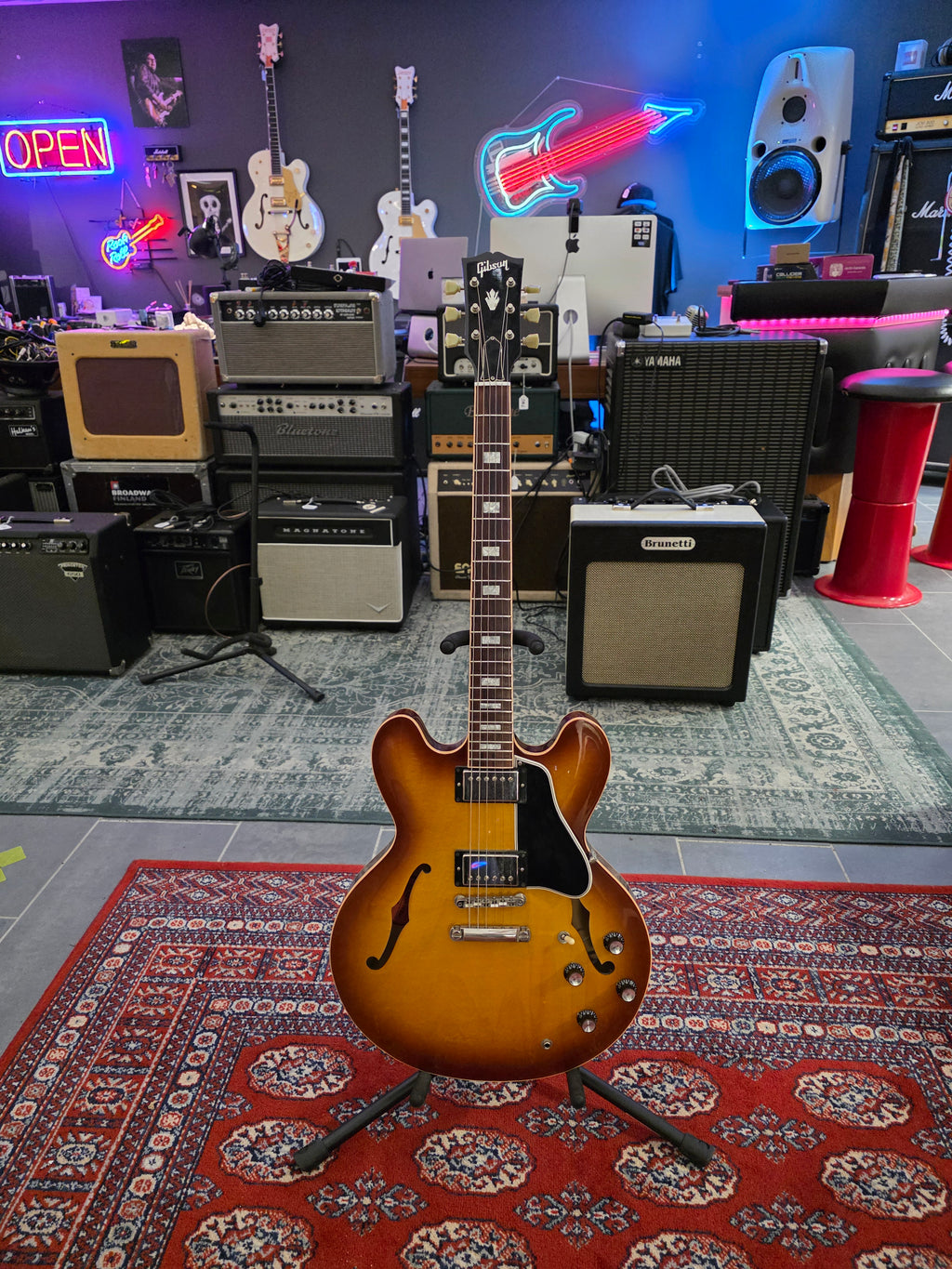 Gibson Memphis Yamano ’60 ES-335 Block Iced Tea Sunburst 2008
