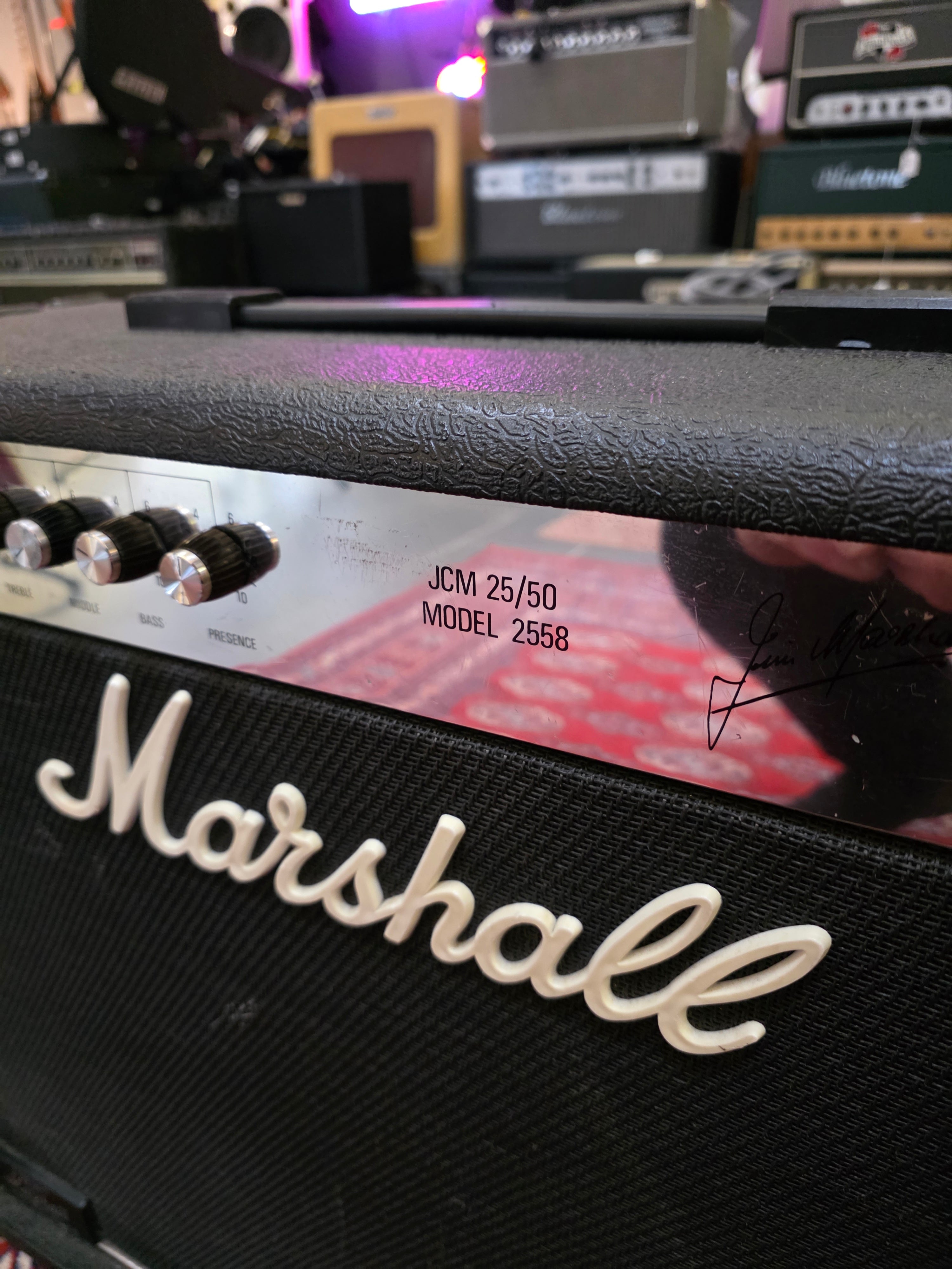 Marshall Silver Jubilee Combo 2x12" JCM 25/50 2558 1987