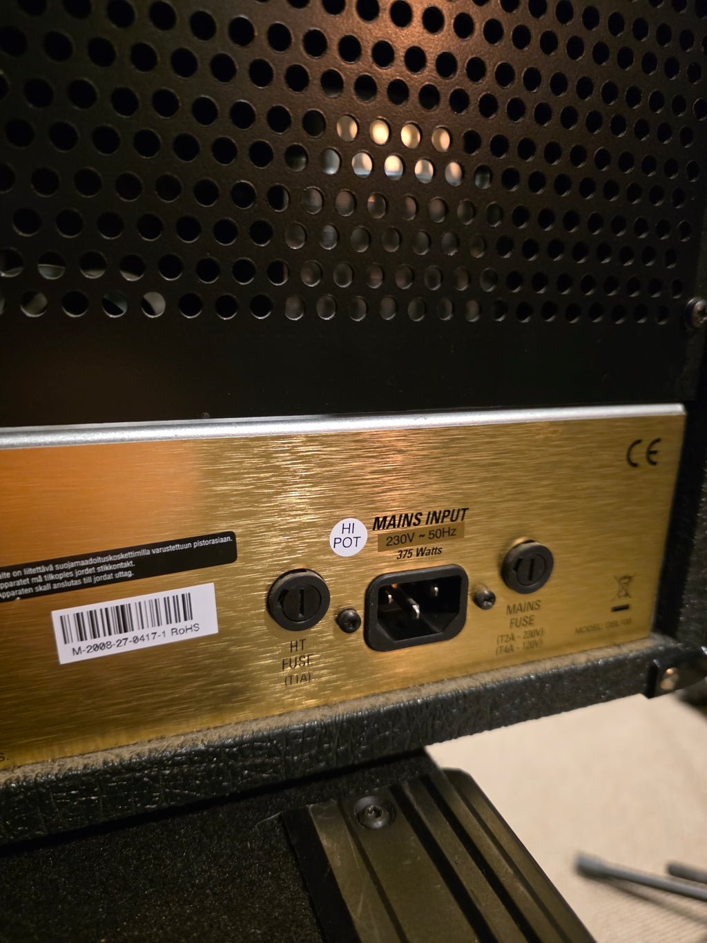 Marshall JCM2000 DSL100 100 Watt Dual Super Lead Head