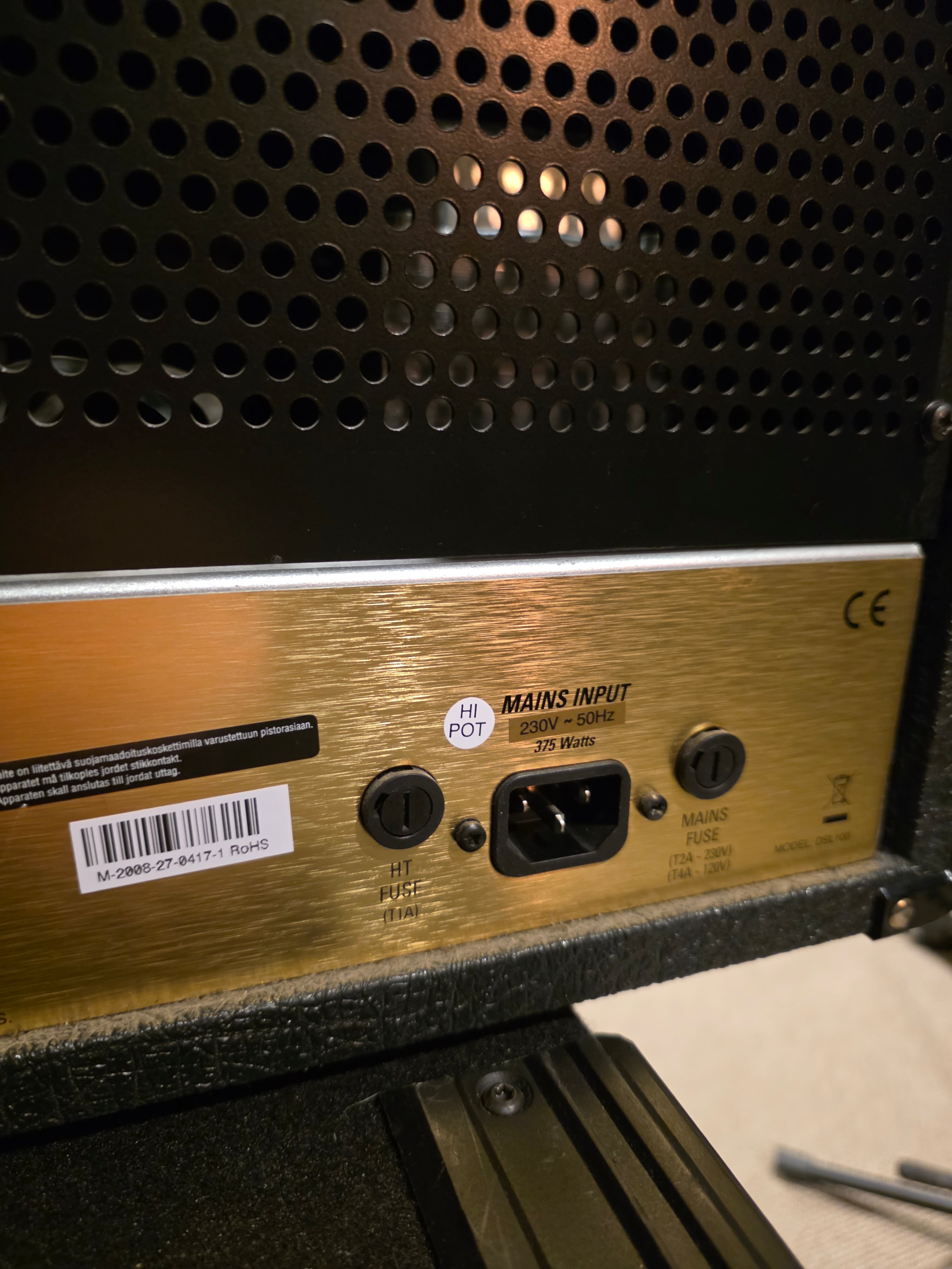 Marshall JCM2000 DSL100 100 Watt Dual Super Lead Head